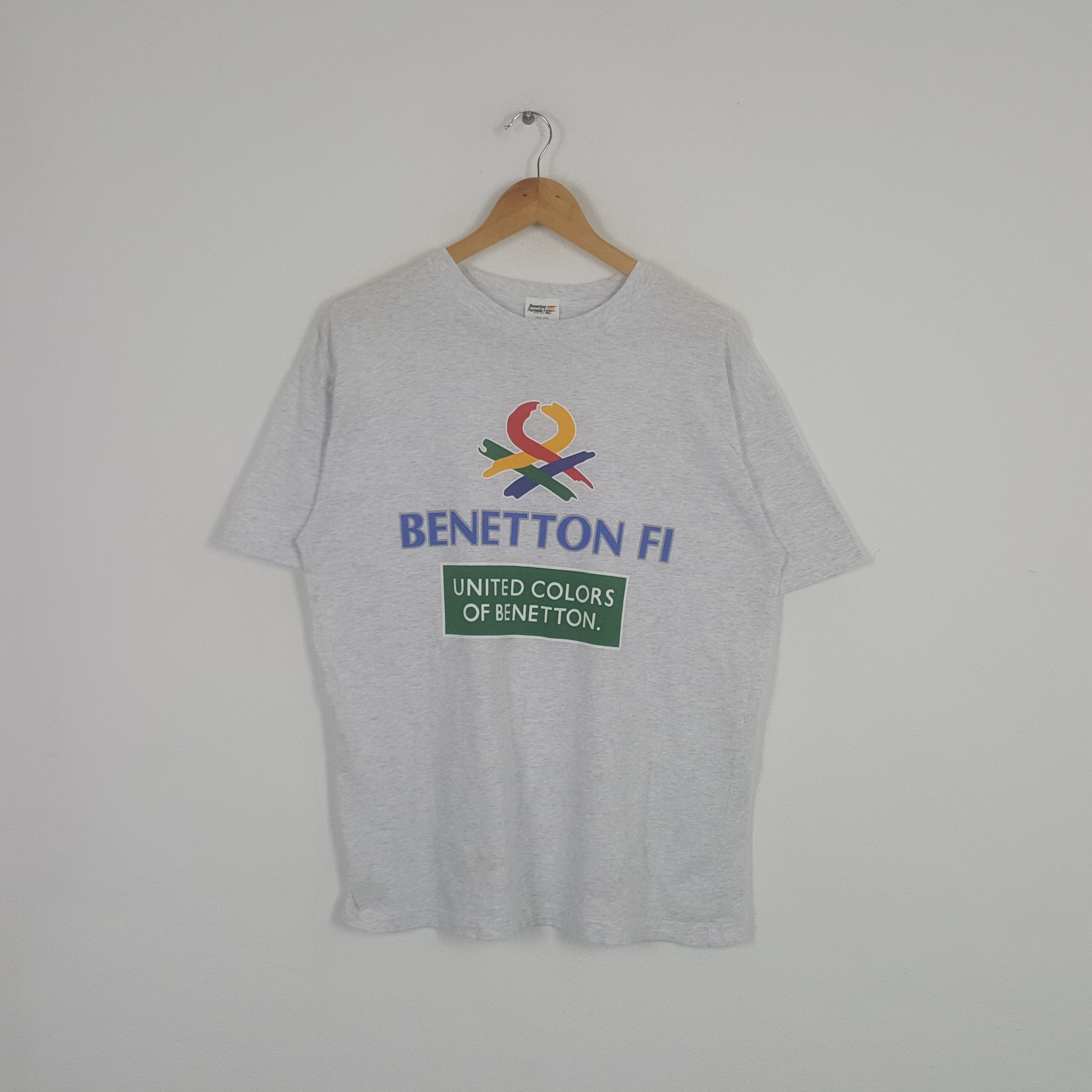 Vintage Benetton F1 United Colors Of Benetton Racing Tshirt