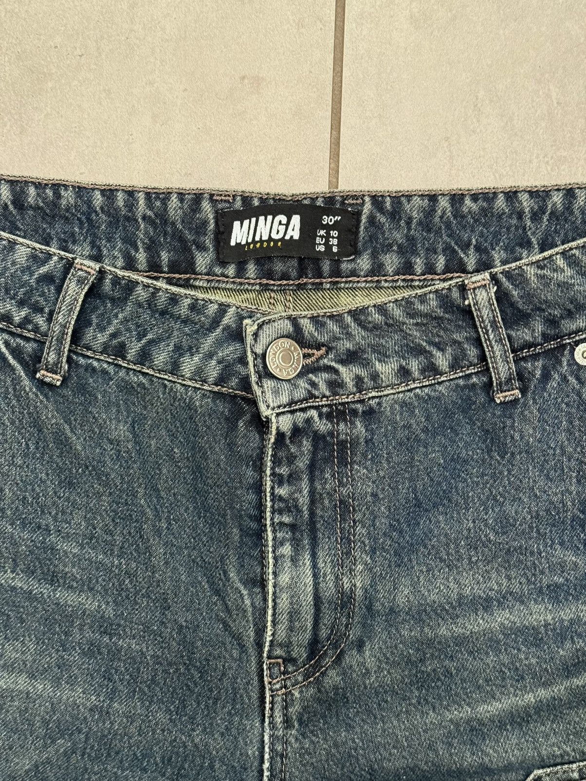 Minga London Wide legged Distressed Jeans Size 30" / US 8 / IT 44 - 6 Thumbnail