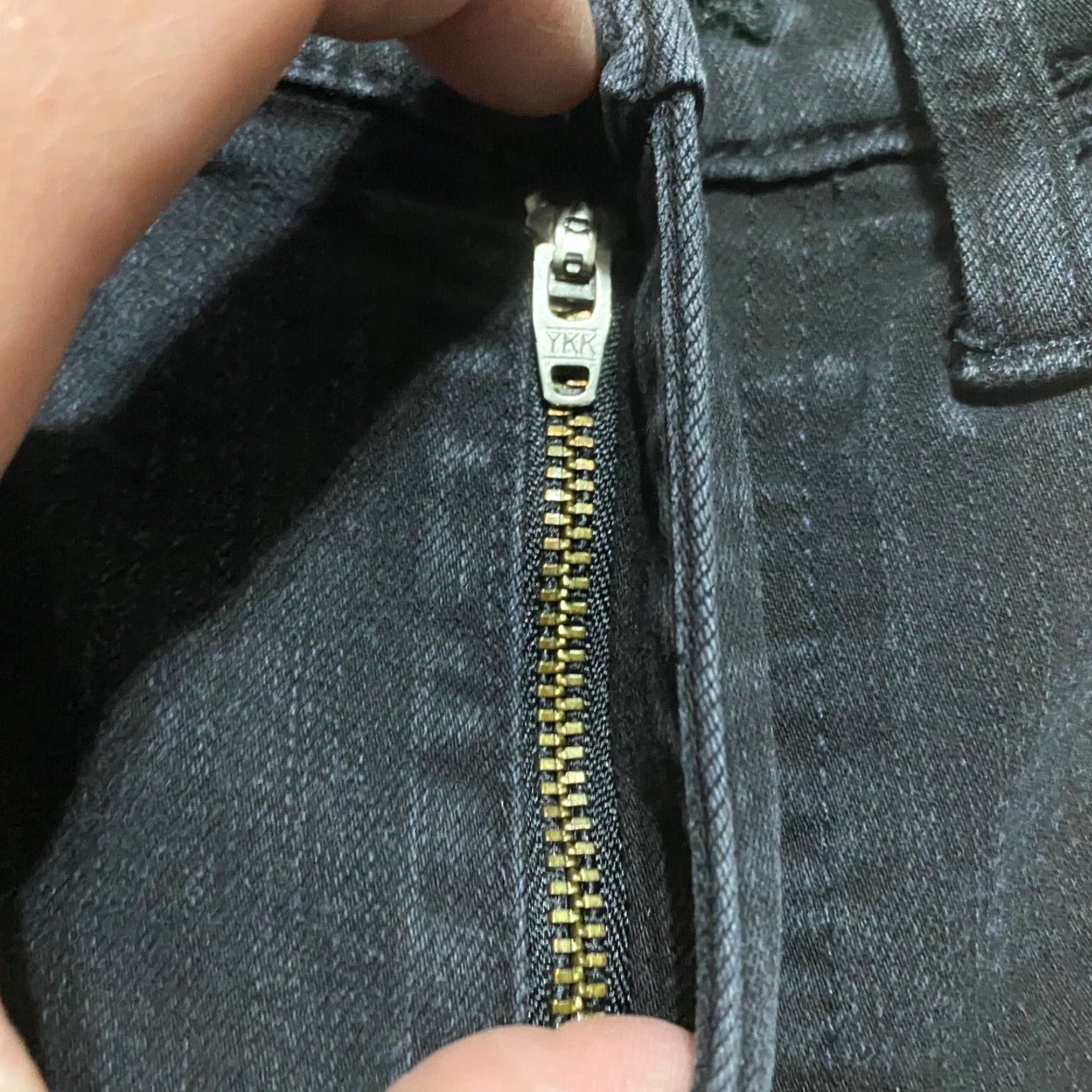 Madewell VINTAGE Madewell Jeans Black Denim Mid Rise Slim Straight Roadtripper Women 25 Jeans Size 42" / US 20 - 7 Thumbnail