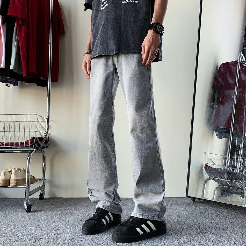 Japanese Brand × Jean Retro casual straight leg wide leg jeans Size US 32 / EU 48 - 2 Thumbnail