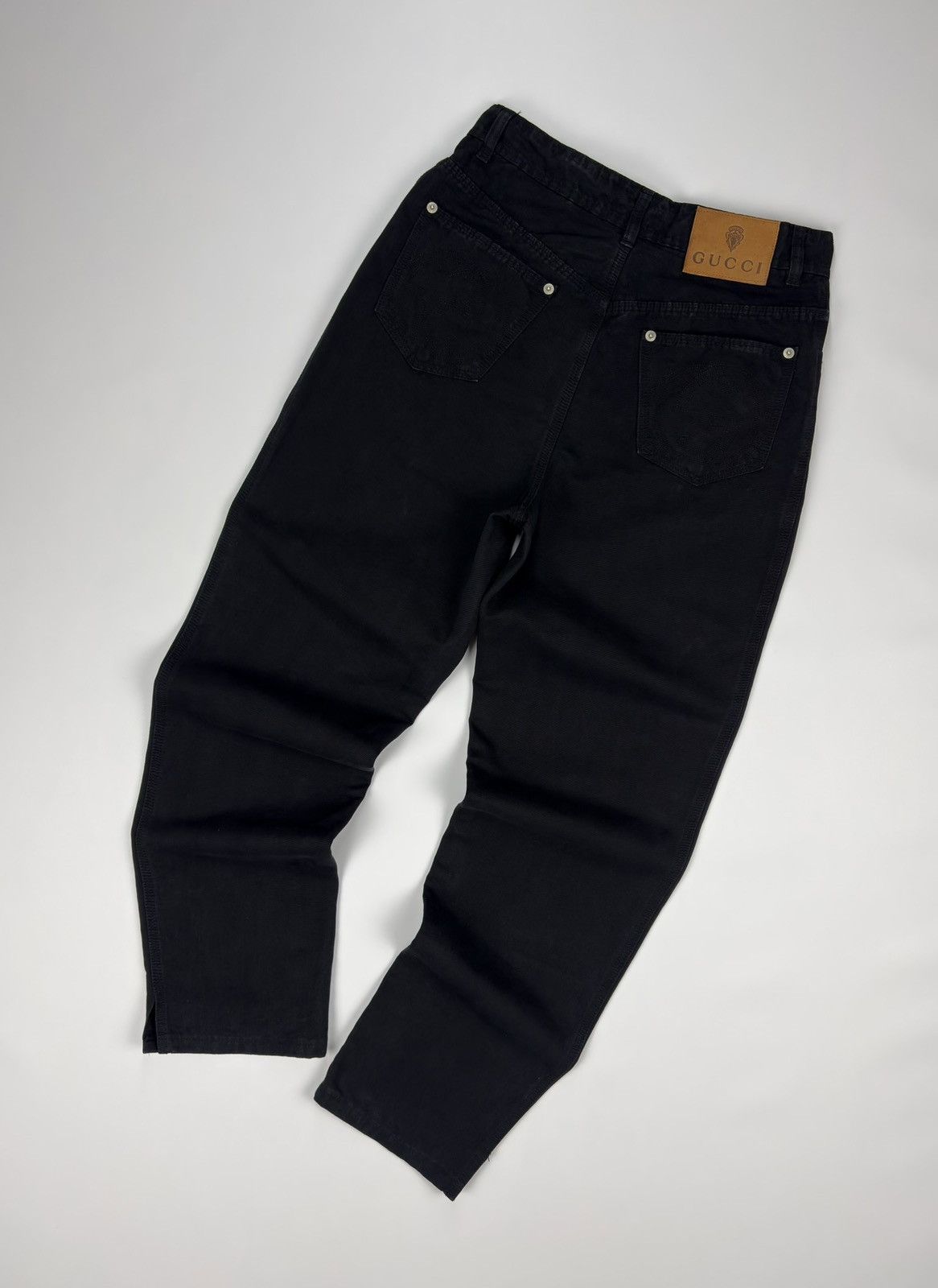 Gucci Gucci Vintage Mom Jeans logo GG Pants Size 32" / US 10 / IT 46 - 1 Thumbnail