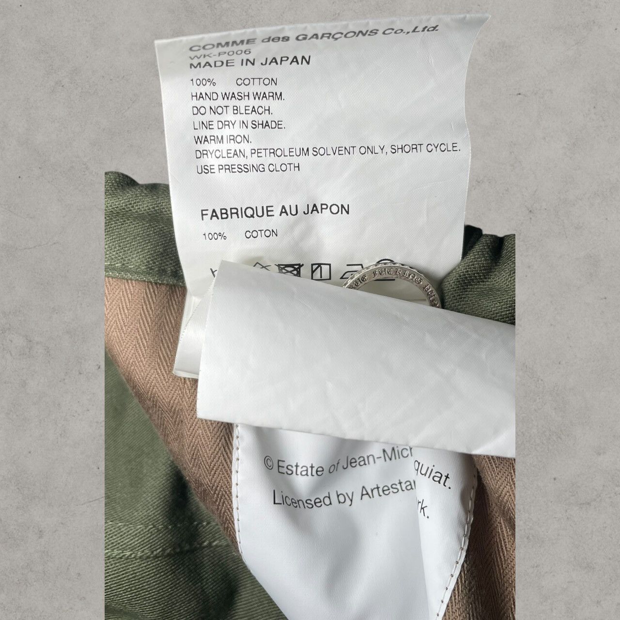 Junya Watanabe AW22 Junya Watanabe x Basquiat Cargo Cropped Pants Sz M Size US 32 / EU 48 - 7 Thumbnail
