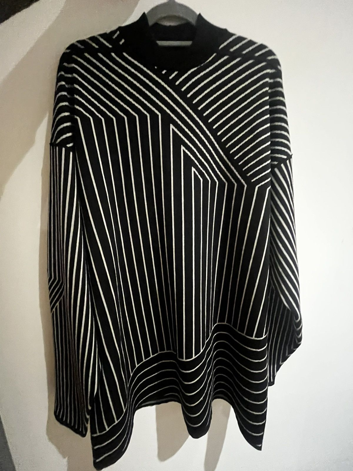 Rick Owens Rick Owens Multi-Stripe Virgin Wool Jumper – Medium Size US M / EU 48-50 / 2 - 4 Thumbnail