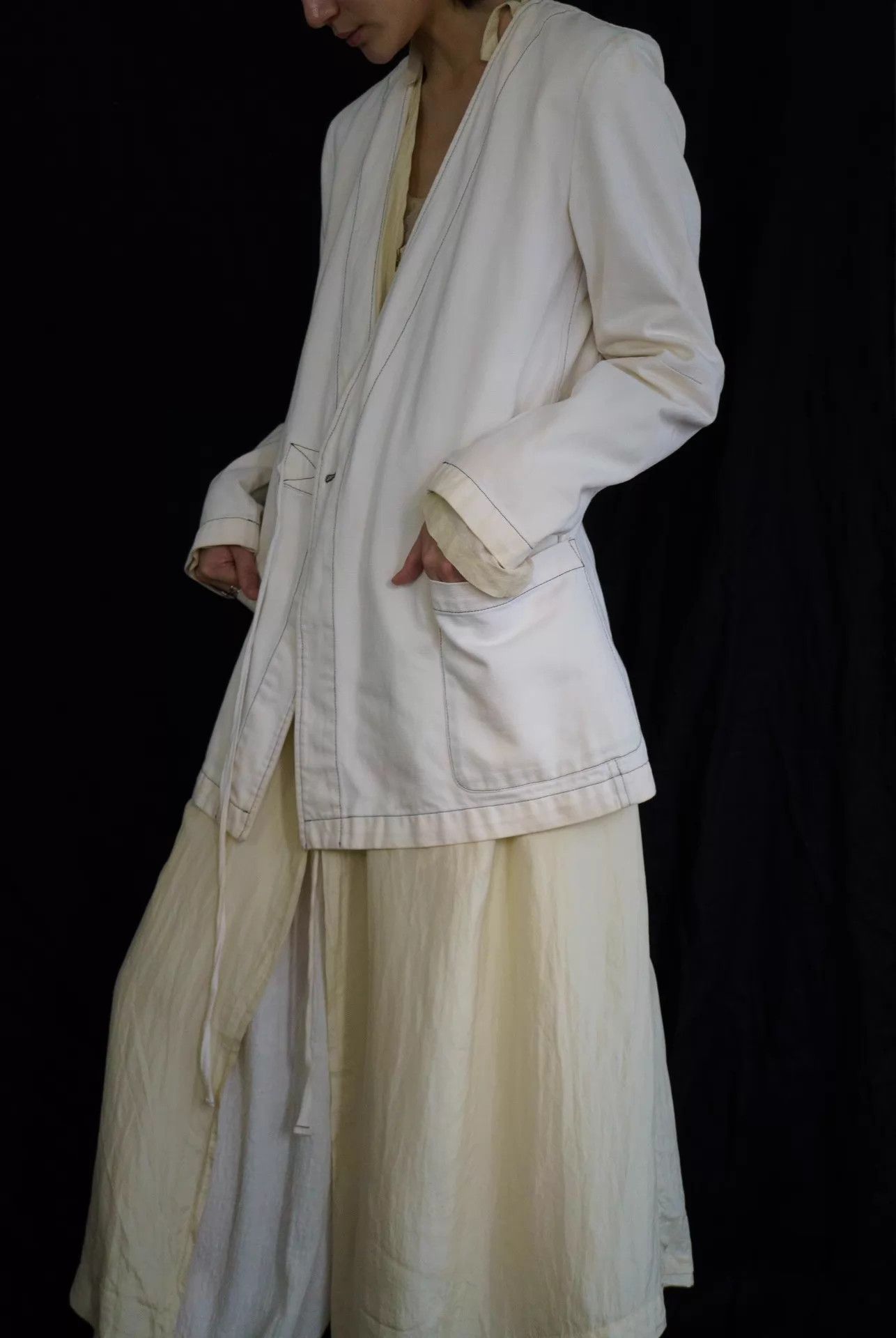 Maison Margiela Margiela MM6 2000s Tie-Front Short Jacket M 9/10 Size M / US 6-8 / IT 42-44 - 8 Thumbnail