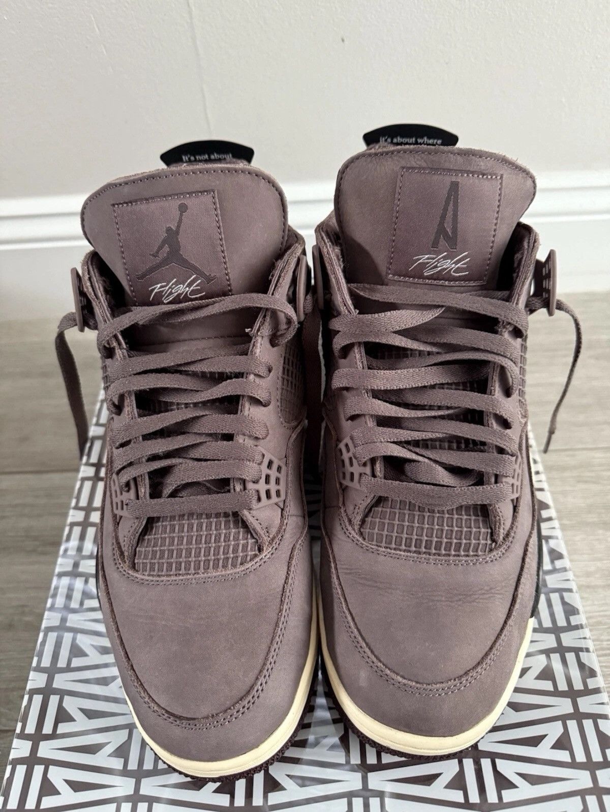 A Ma Maniere × Jordan Brand A Ma Maniere Air Jordan 4 Retro DV6773-220 Violet Ore Sz 12 Size US 12 / EU 45 - 5 Thumbnail
