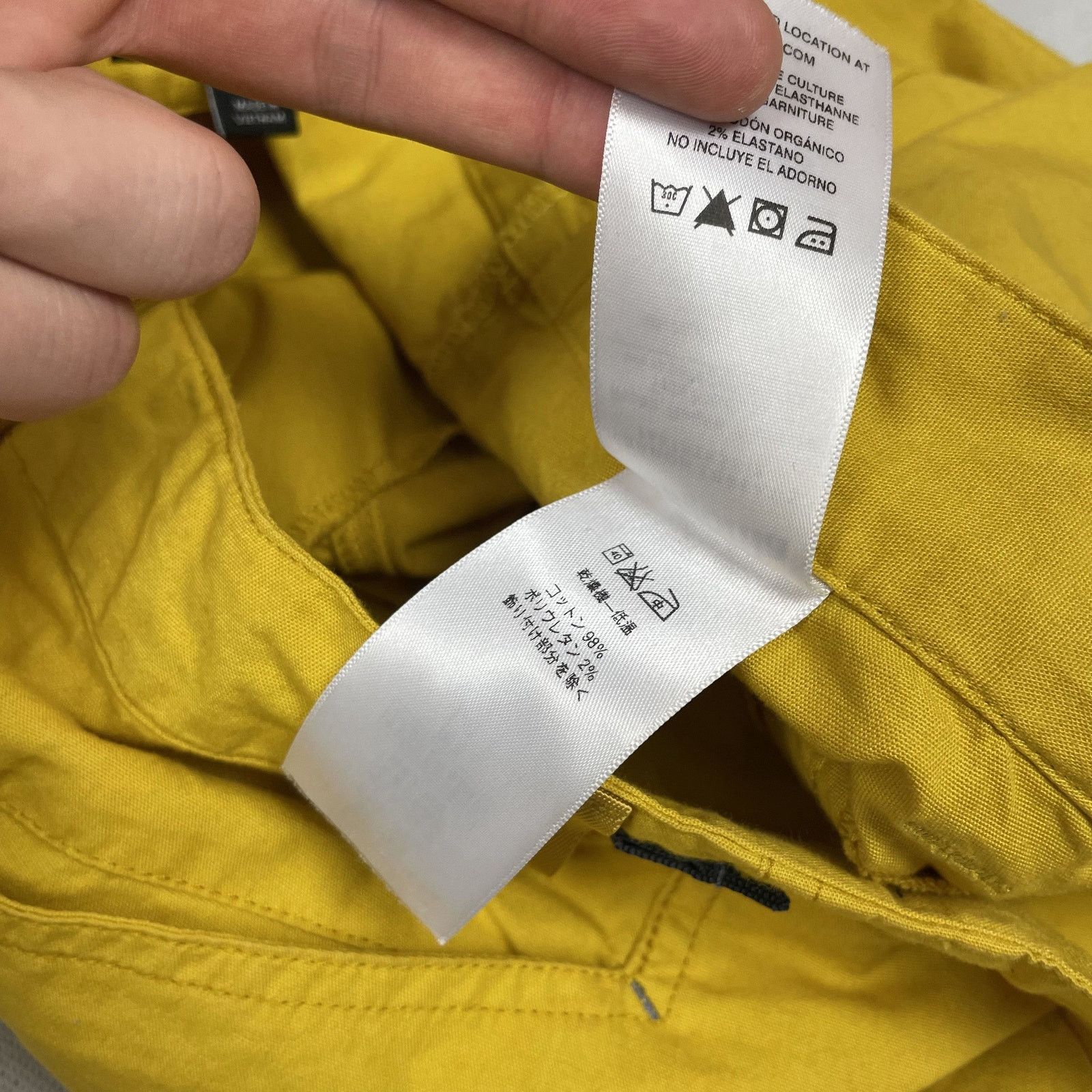 Patagonia Patagonia Women's Yellow Cotton Skinny Leg Cargo Pants 6 Size 28" / US 6 / IT 42 - 10 Thumbnail