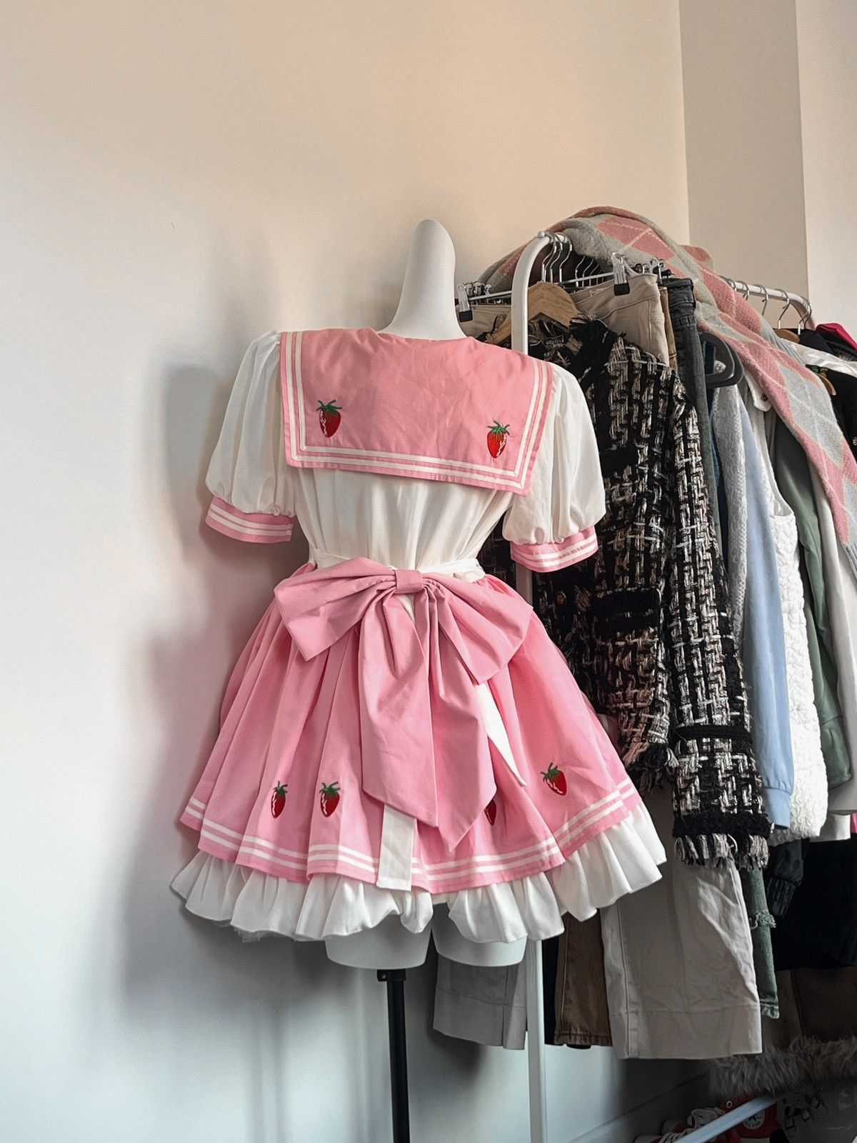 Other Dollcore balletcore strawberry sailor lolita dress Size M / US 6-8 / IT 42-44 - 2 Thumbnail