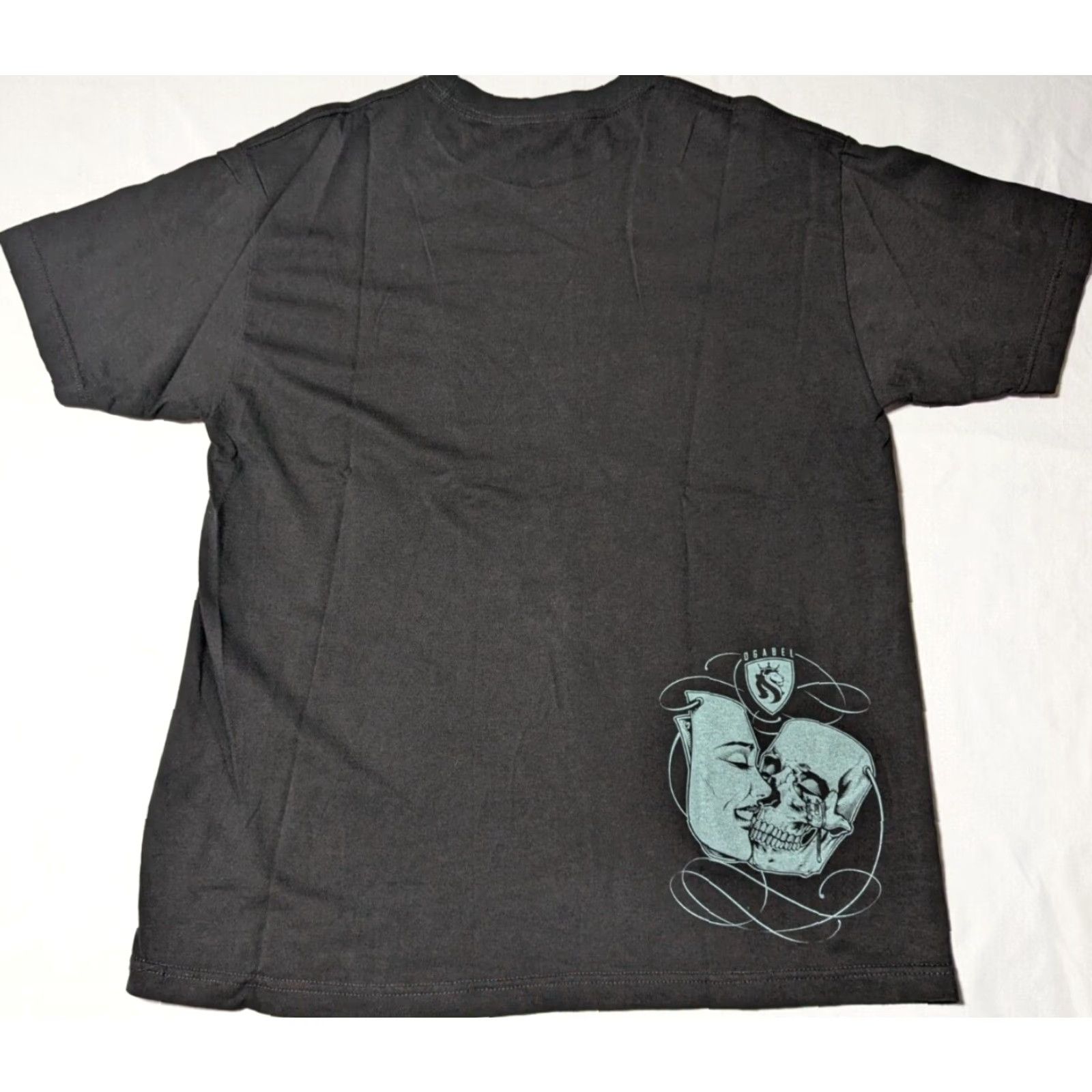 Vintage OGABEL ALL HUSTLE NO LOVE Men L Black Cotton T-Shirt EUC Size US L / EU 52-54 / 3 - 3 Thumbnail