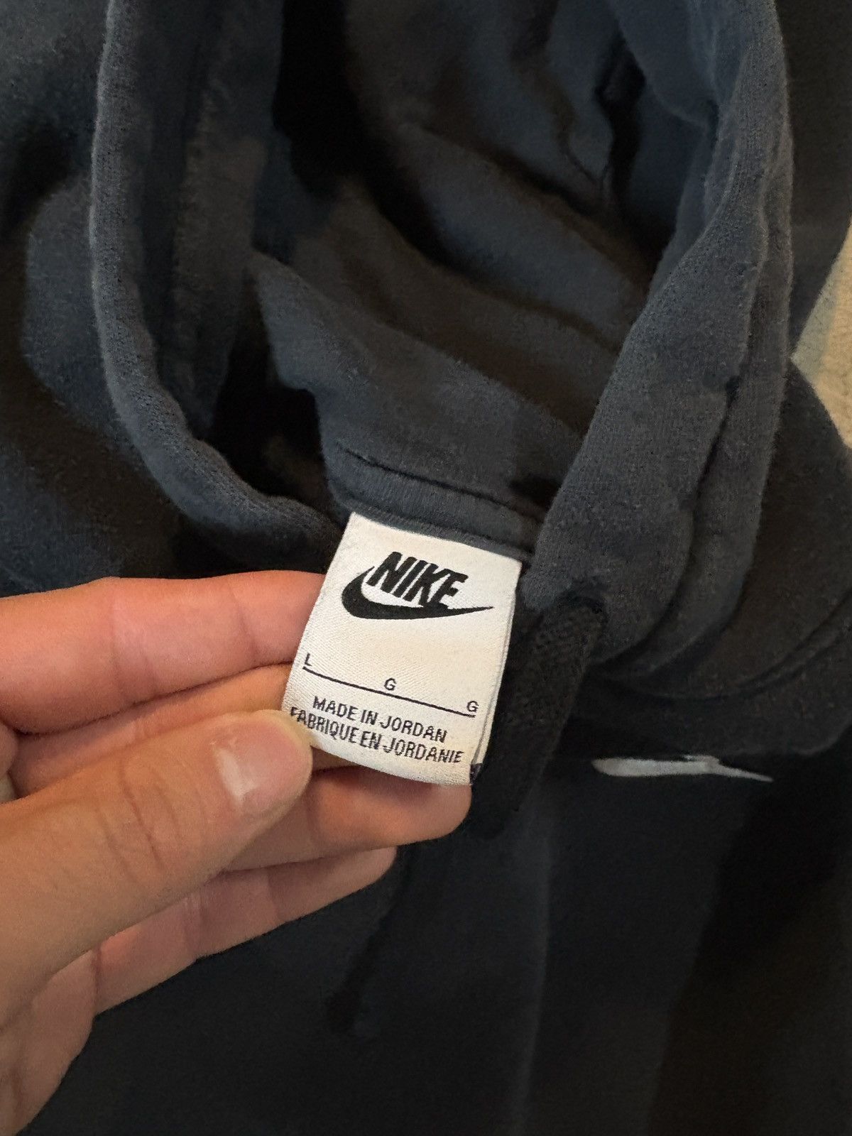 Nike Nike Faded Black Hoodie Size Large Size US L / EU 52-54 / 3 - 4 Thumbnail