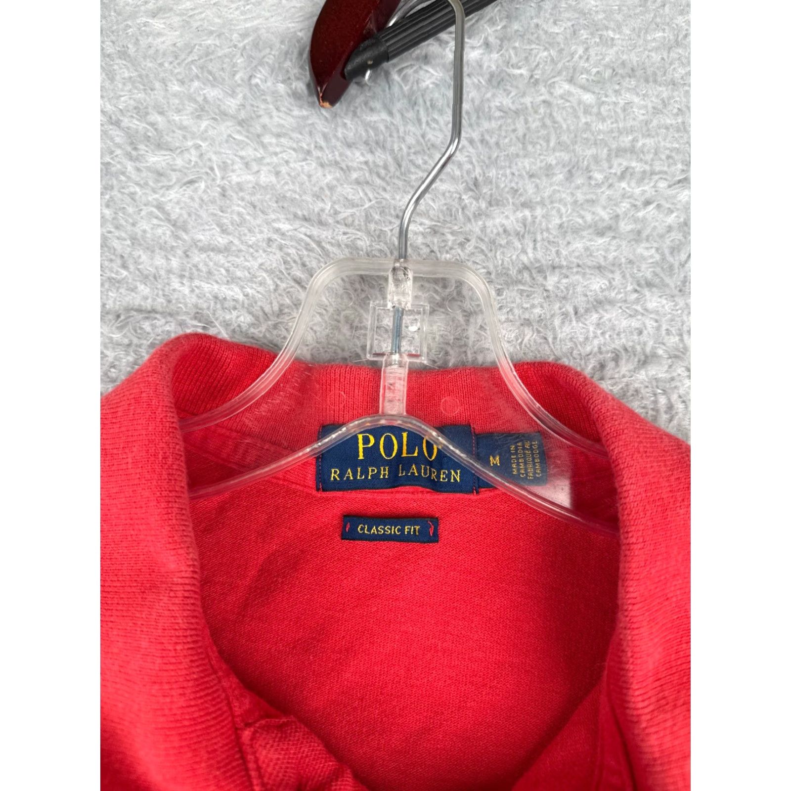 Ralph Lauren Polo Ralph Lauren Polo Shirt Men Medium Red Classic Fit 100% Cotton Pony READ Size US M / EU 48-50 / 2 - 7 Thumbnail
