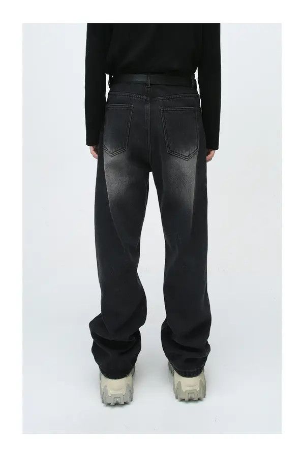 VIBE Retro simple straight washed jeans Size US 32 / EU 48 - 8 Thumbnail