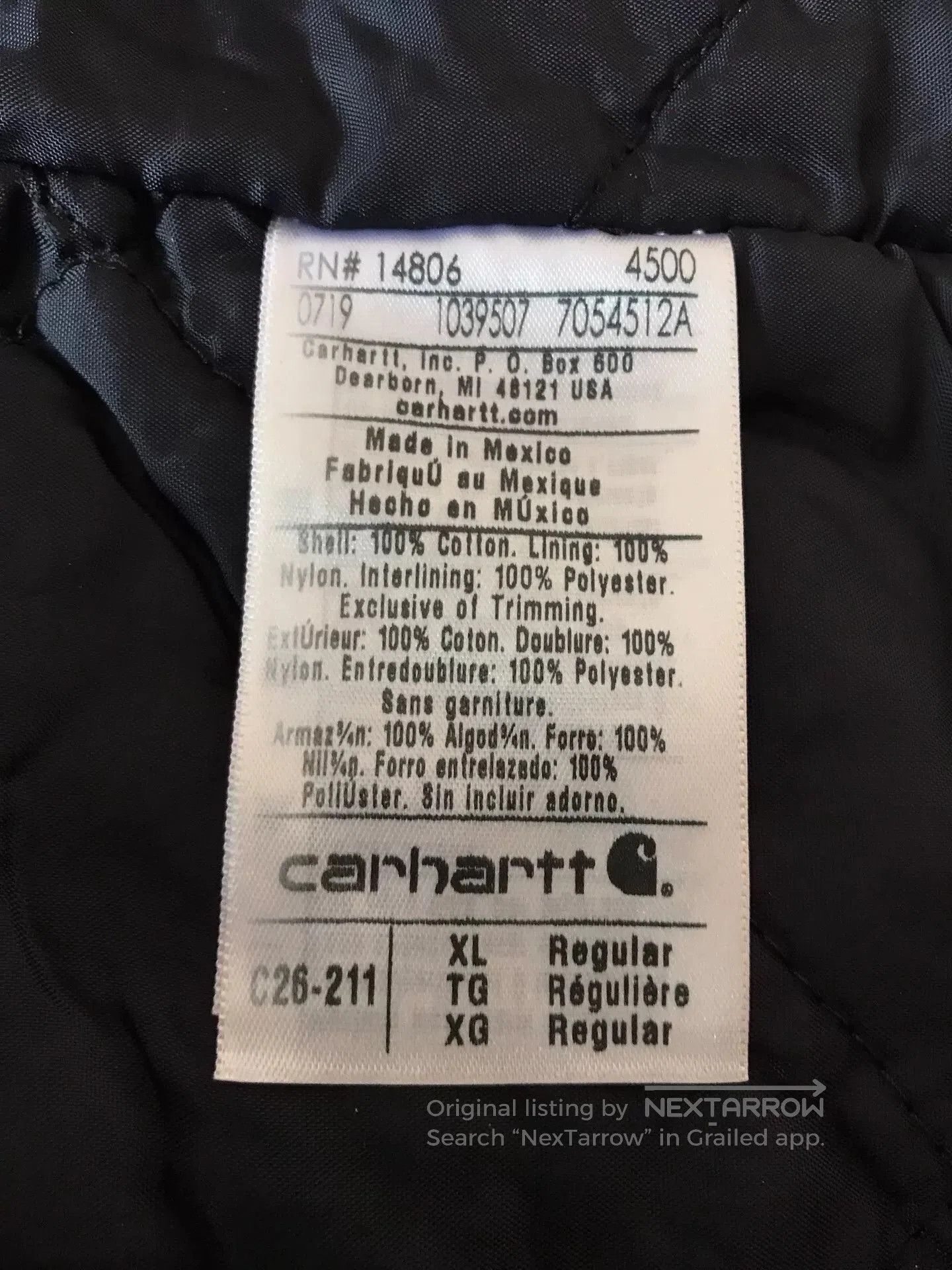 Carhartt Carhartt C26 Brown Washed Canvas Jacket. Size US XL / EU 56 / 4 - 9 Thumbnail
