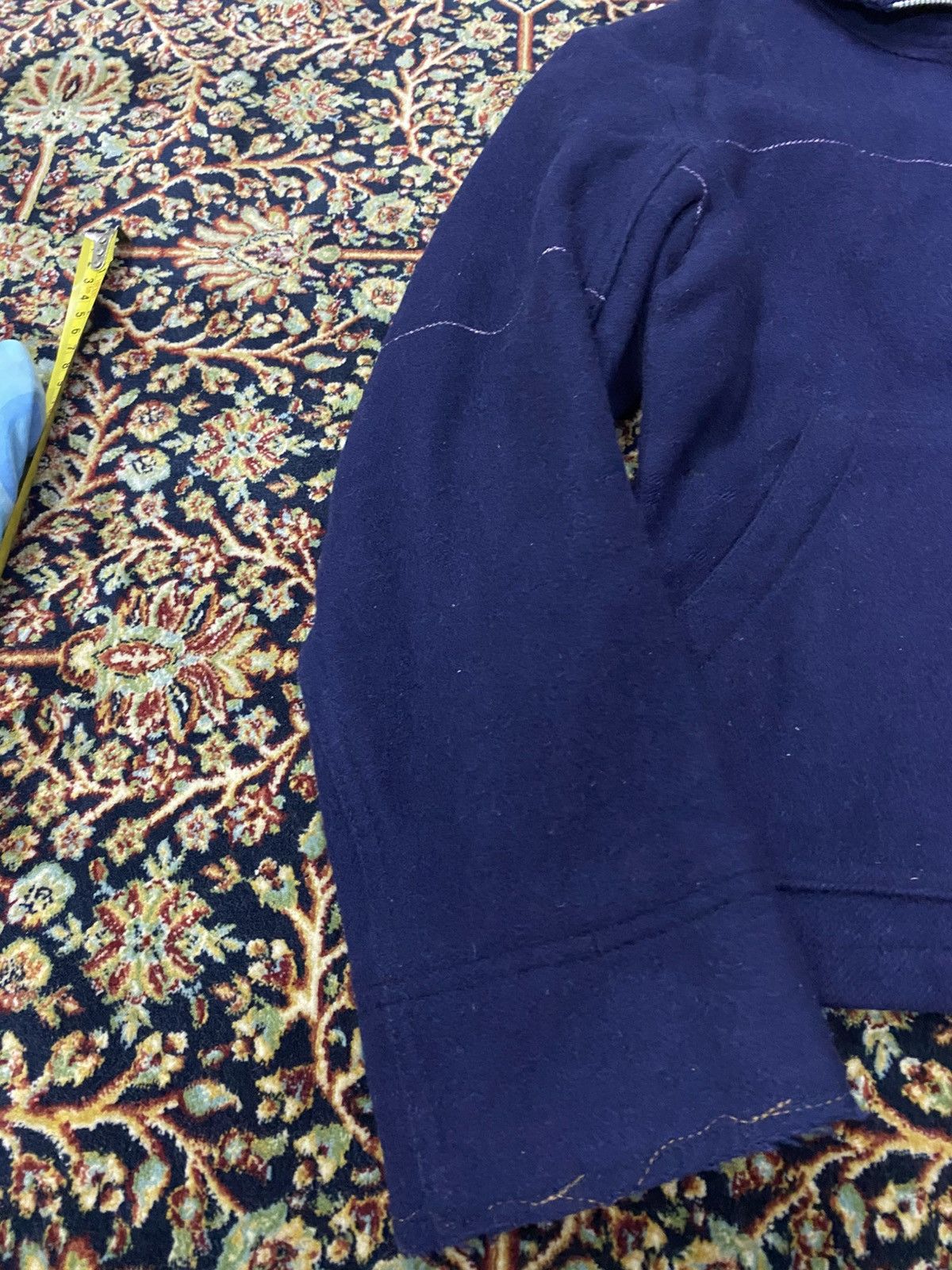 Blue Blue Japan × Indigo × Kapital Blue Blue Raw Seams Salvedge Wool Biker Jacket Size US XS / EU 42 / 0 - 8 Thumbnail