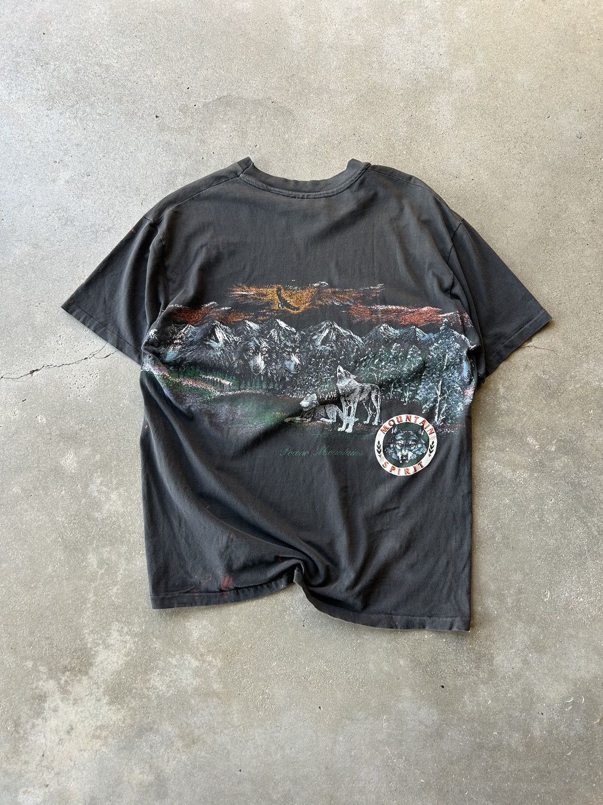 Vintage Vintage 90s Mountain Spirit Shirt Size US XL / EU 56 / 4 - 3 Thumbnail