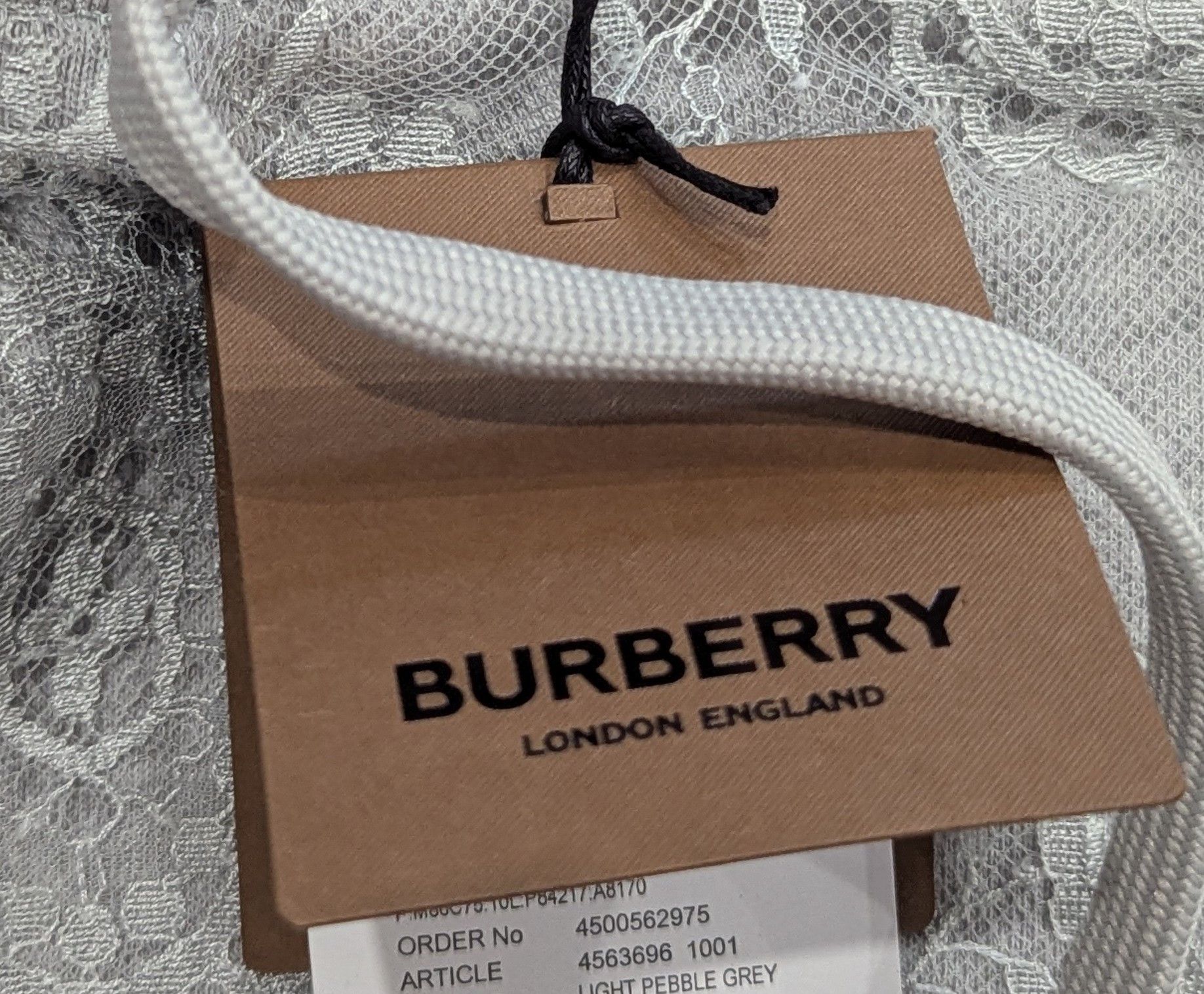 Burberry Burberry Lace Overlay Drawstring Shorts Light Gray Small Size US 30 / EU 46 - 7 Thumbnail