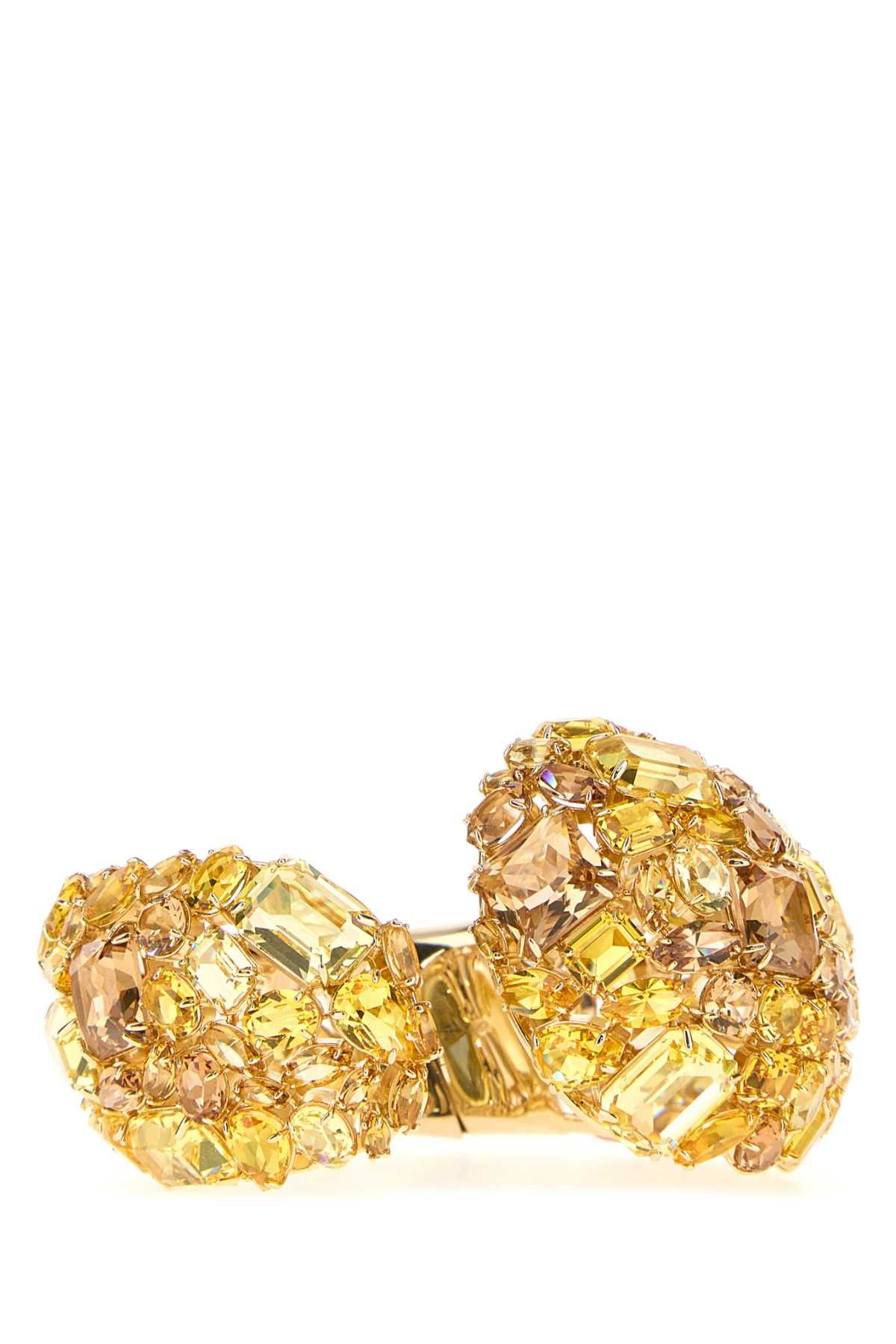 Swarovski Embellished Metal Gema Bracelet Size ONE SIZE - 1 Thumbnail