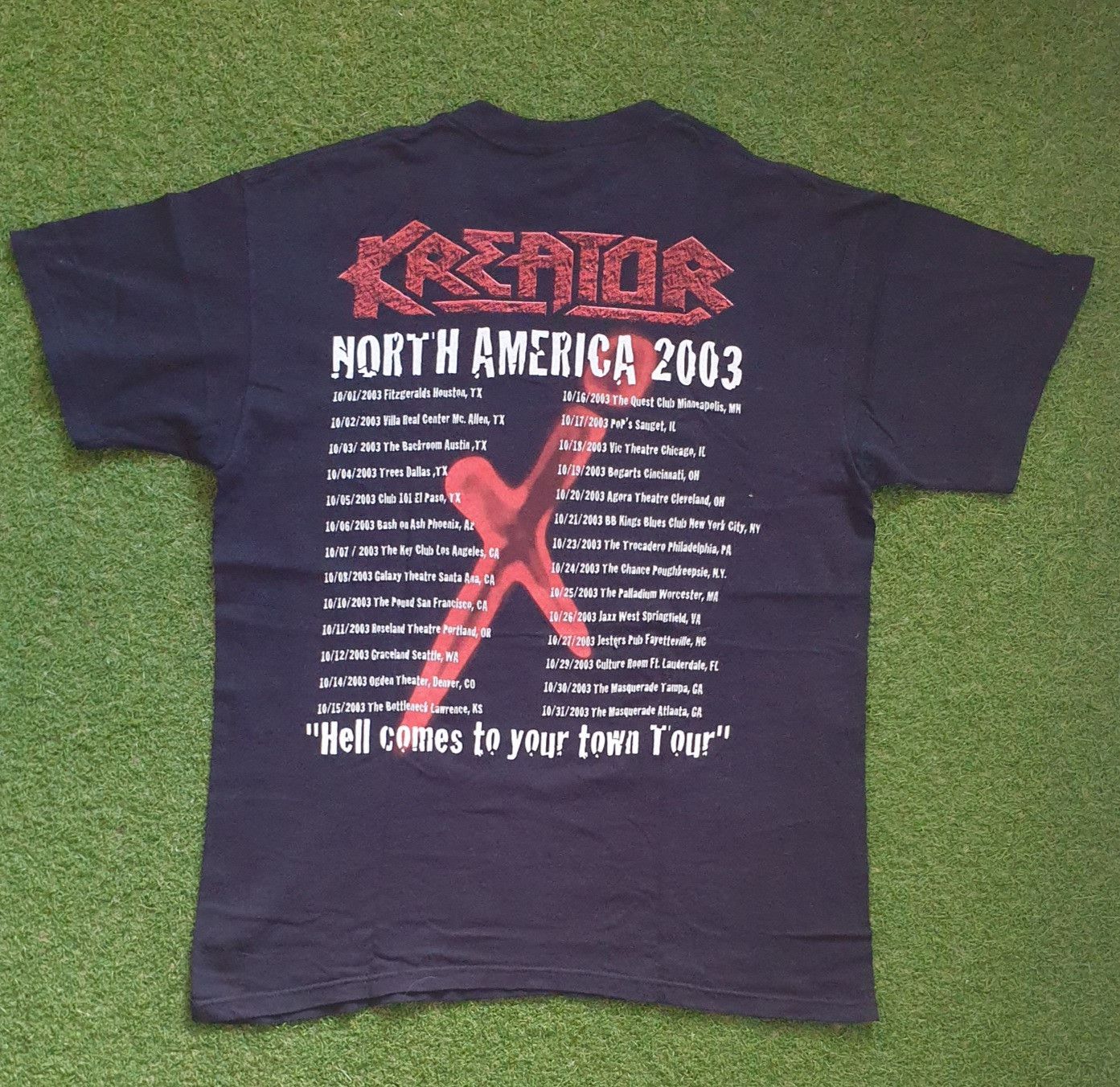 Anvil × Band Tees KREATOR - TOUR 2003 (Cr 2002) Size US L / EU 52-54 / 3 - 3 Thumbnail
