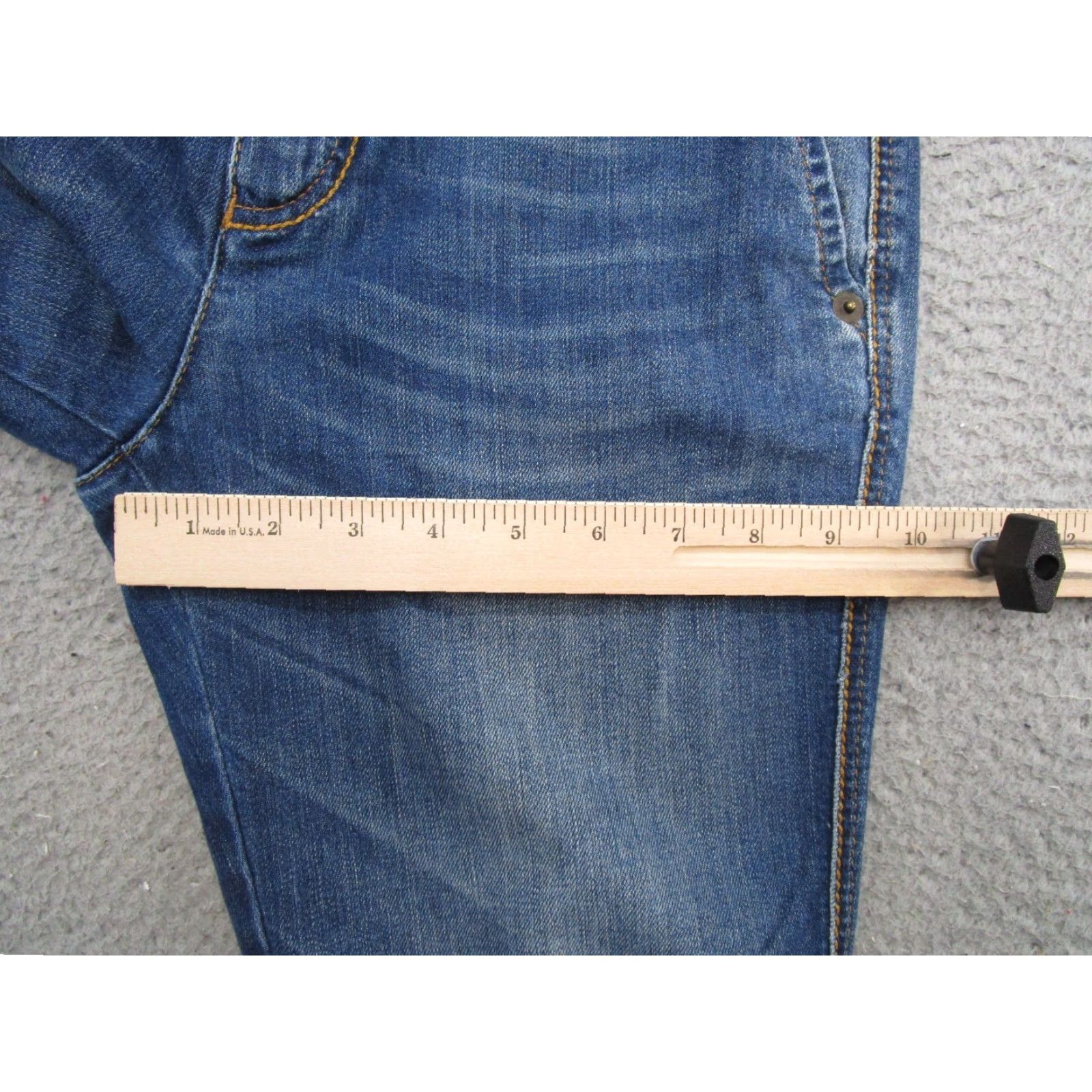 Ermanno Scervino Ermanno Scervino Jeans Denim Blue Stretch 5-Pocket Design Straight Womens SZ 44 Regular 30x32 Italy Made Size 30" / US 8 / IT 44 - 7 Thumbnail