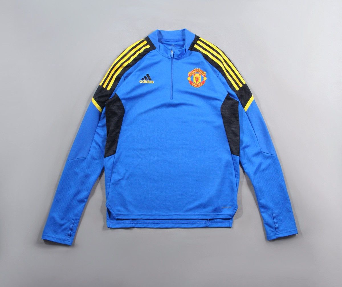 Adidas Adidas Manchester United Sweater 1/3 ZIP Track Top Jacket M Size US M / EU 48-50 / 2 - 1 Thumbnail