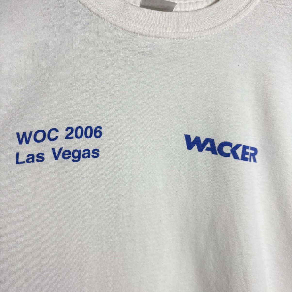 Vintage Vintage Wacker Rammer Las Vegas Graphic T-Shirt / Workwear Size US XL / EU 56 / 4 - 4 Thumbnail