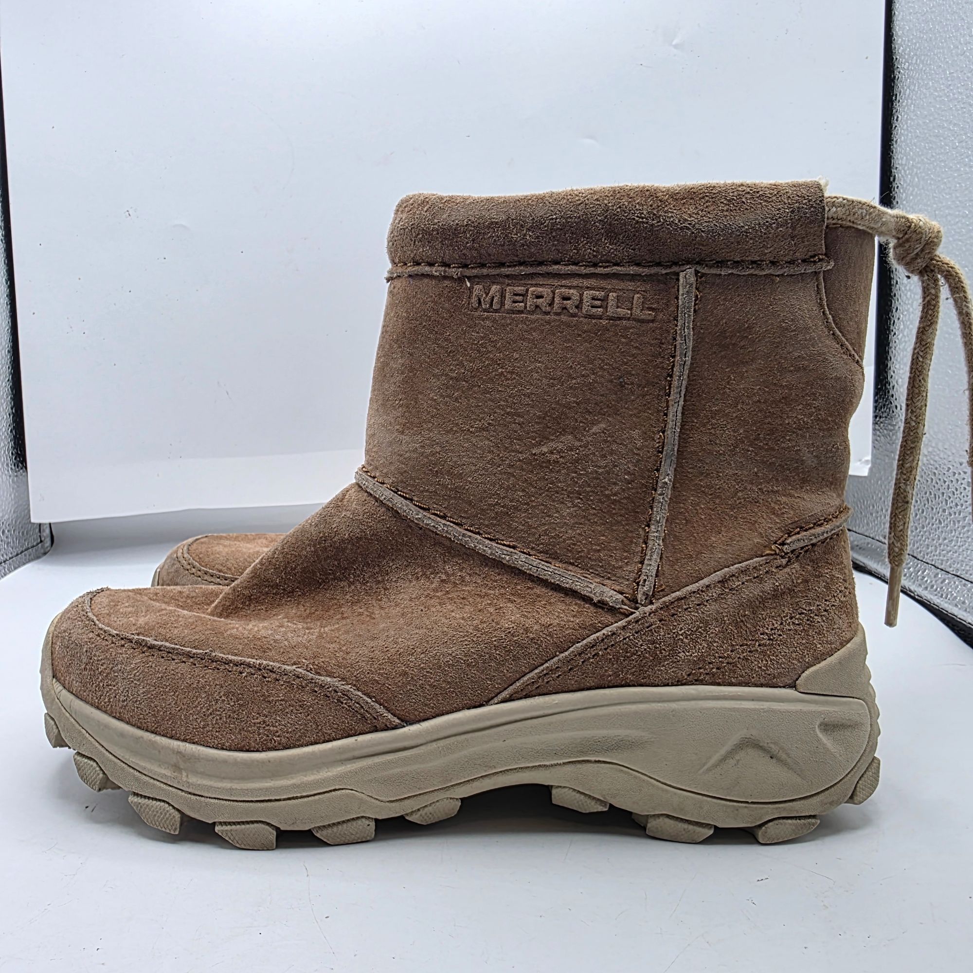Merrell Merrell Pull On Womens 7.5 Brown Boots Casual Winter Outdoor Size US 7.5 / IT 37.5 - 13 Thumbnail