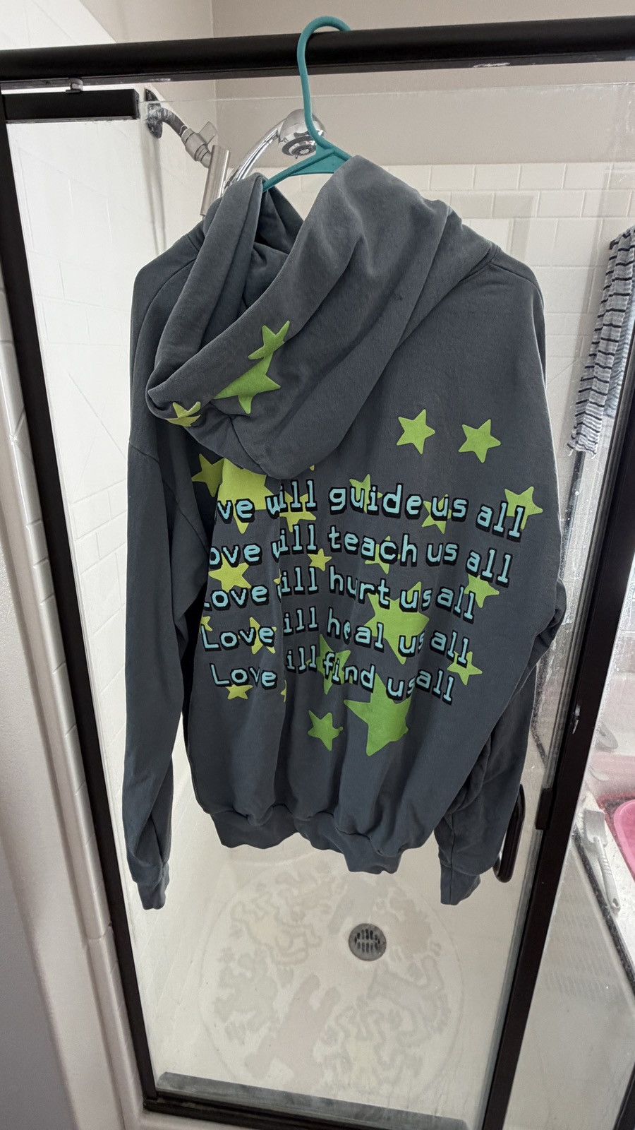 Cactus Plant Flea Market × Kid Cudi Kid Cudi cpfm Graphic Star Hoodie Green Men's Size XL Size US XL / EU 56 / 4 - 2 Thumbnail
