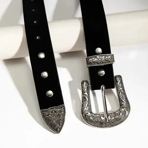 Vintage Vintage Rivet Gothic Belt Size ONE SIZE - 3 Thumbnail