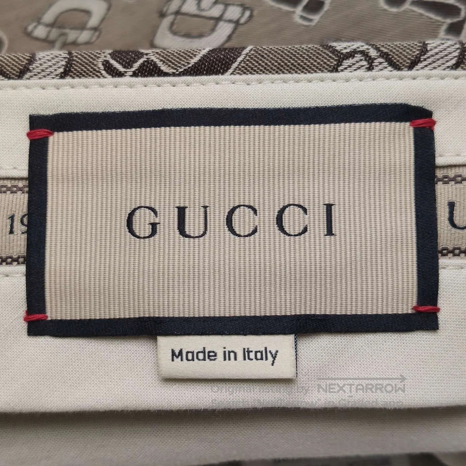 Gucci Gucci Horsebit Pattern Cotton. Size US 32 / EU 48 - 2 Thumbnail