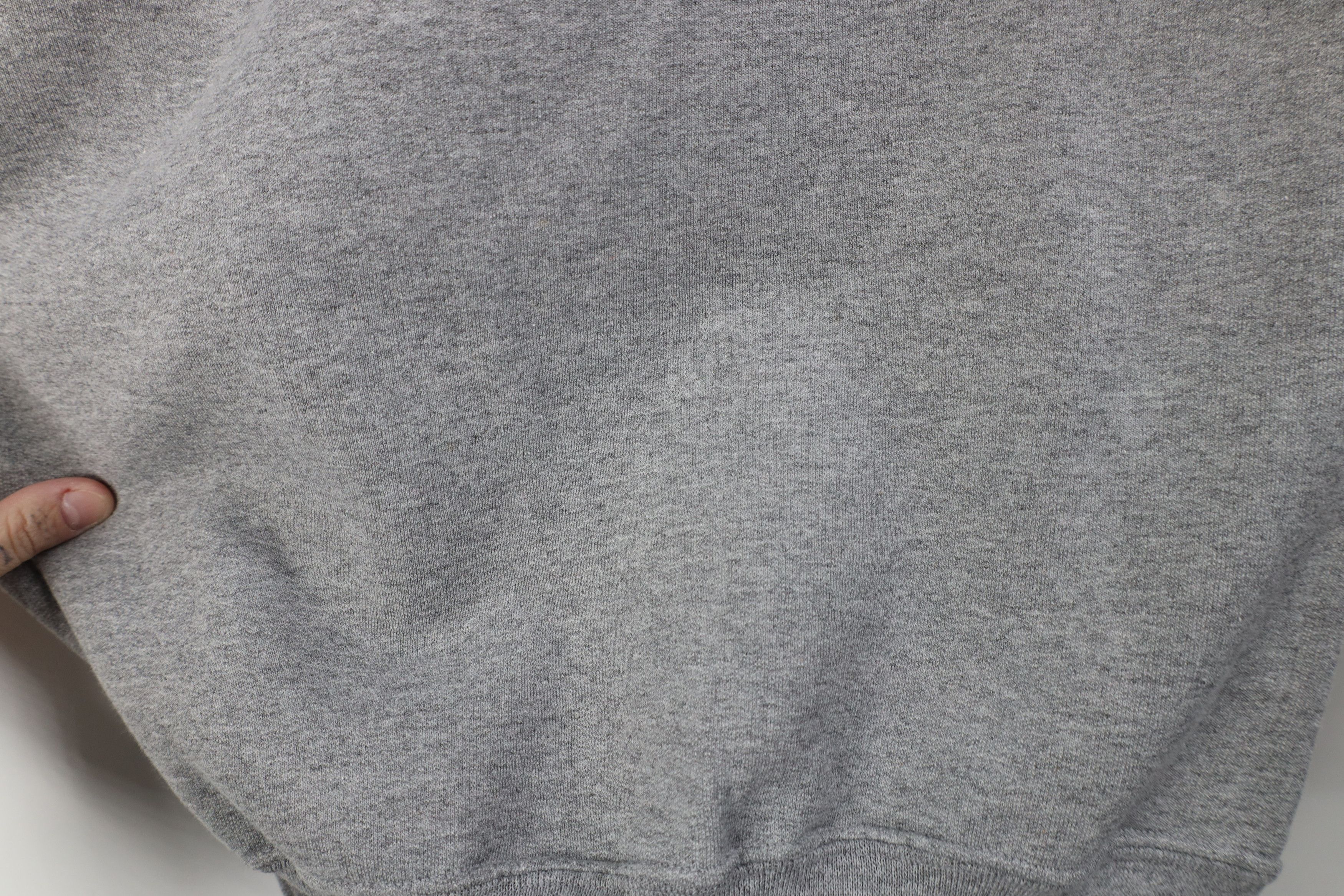 Vintage Vintage 90s Streetwear Crewneck Sweatshirt Heather Gray Size US S / EU 44-46 / 1 - 8 Thumbnail