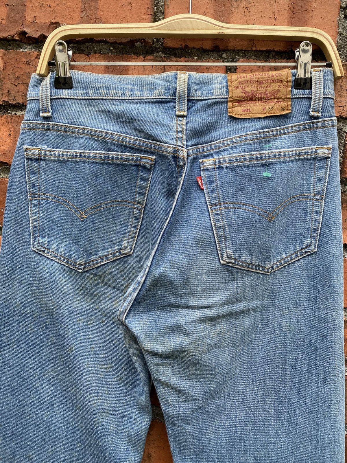 Levi's Vintage Clothing W31x29.5 Vintage levi's 501 made in USA Size US 31 - 4 Thumbnail