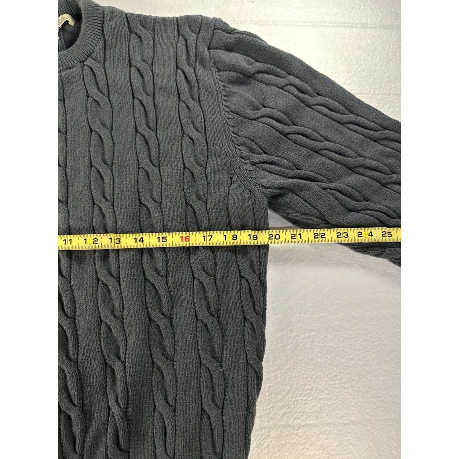 Vintage Cabela’s Cable Knit Sweater Gray Crewneck Heavy Knit Mens Large Regular Knit Pullover Casual Winter Fall Womens Mens? Size US L / EU 52-54 / 3 - 5 Thumbnail