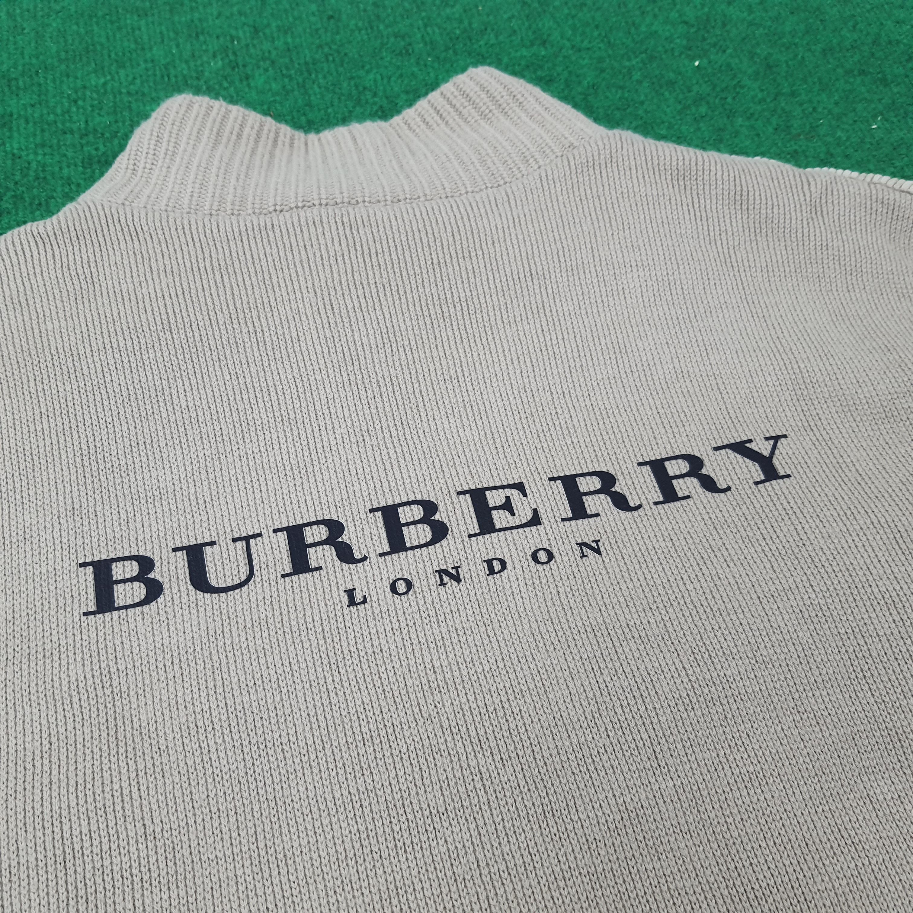 Burberry × Vintage Vintage Burberry Nova Check Knitted Corduroy Style Jacket Size US XL / EU 56 / 4 - 4 Thumbnail