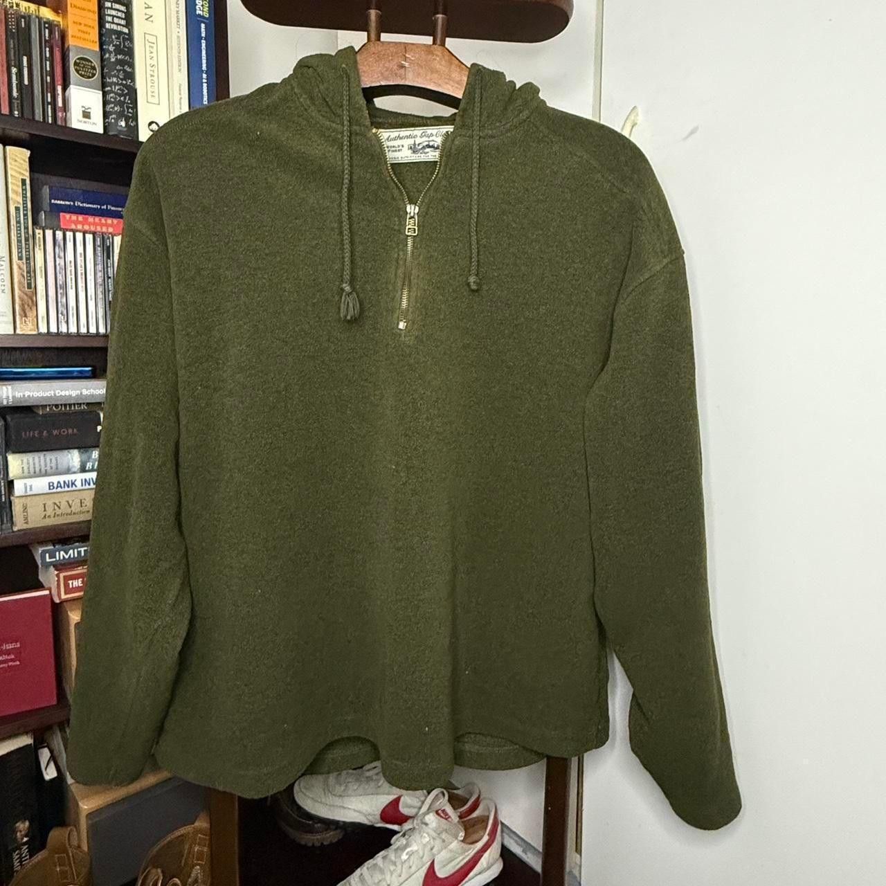 Gap Gap Green Fleece Hoodie Size US L / EU 52-54 / 3 - 1 Thumbnail