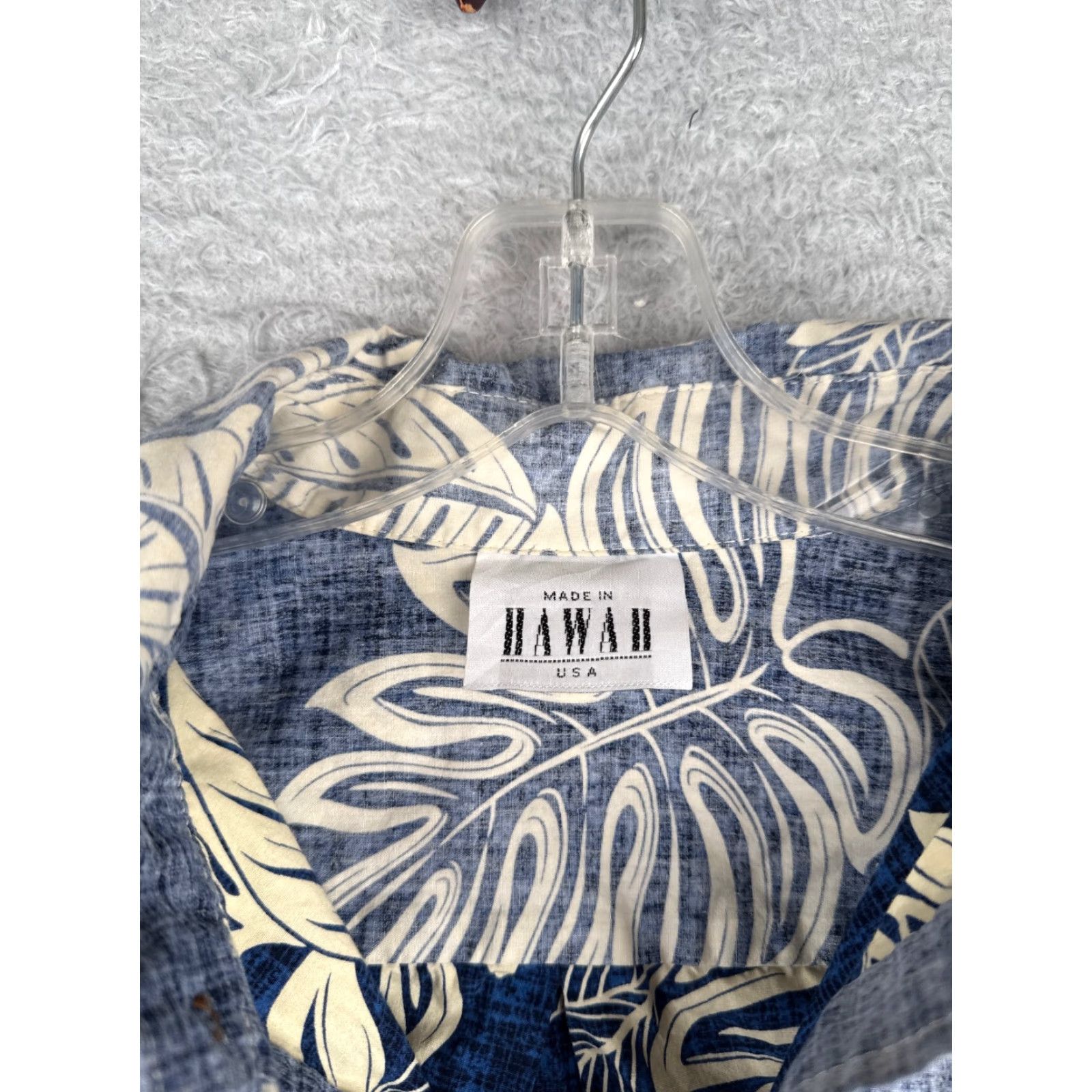 Vintage VINTAGE Skyline Shirt Men XL Blue Floral Button-Up Beach Theme 90s? Size US XL / EU 56 / 4 - 7 Thumbnail