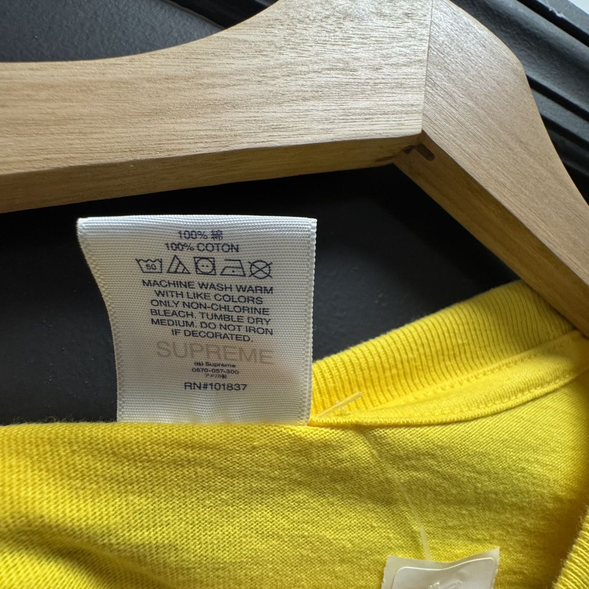 Supreme Supreme T-Rex Tee Yellow Size US XXL / EU 58 / 5 - 5 Thumbnail