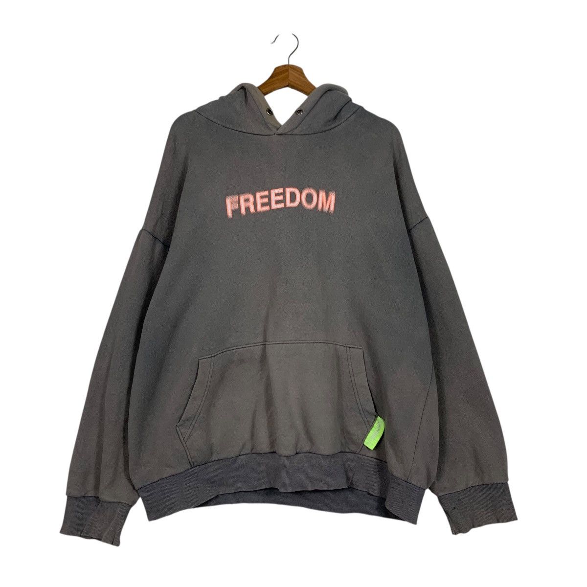 Vintage FREEDOM Sun Faded Pullover Hoodie Sweatshirt #3634-C166 Size US XL / EU 56 / 4 - 15 Thumbnail