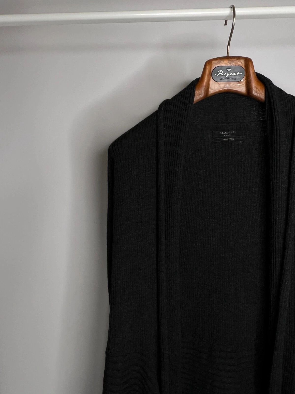 Allsaints Allsaints Keld Open Knit Cardigan Turtleneck Wool Women's Size XS / US 0-2 / IT 36-38 - 2 Thumbnail