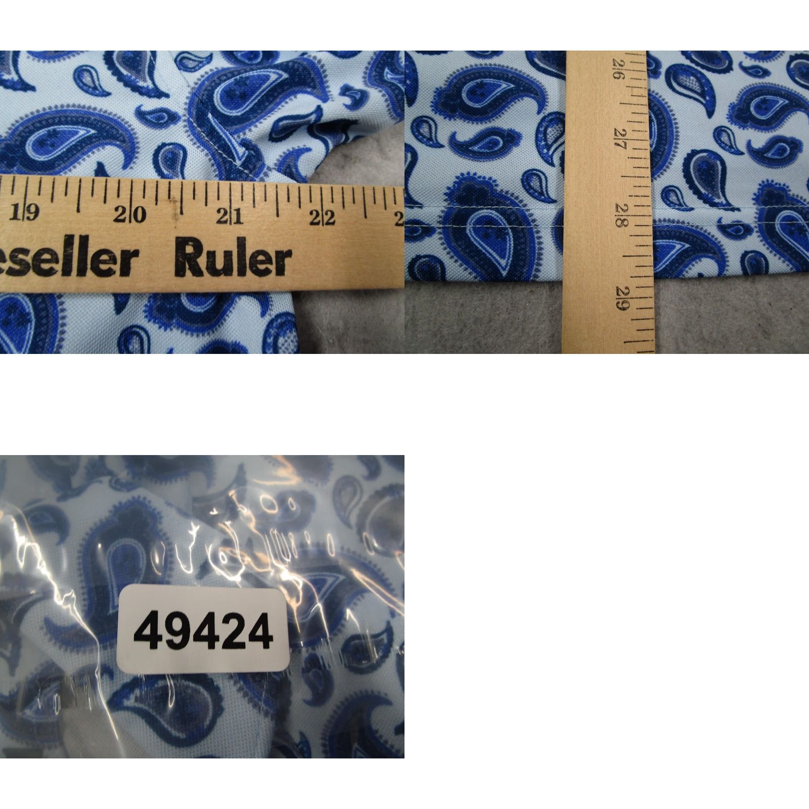 Vintage Turtleson Polo Shirt Mens Medium Blue Paisley Rolling Hills Golf California Size US M / EU 48-50 / 2 - 8 Thumbnail