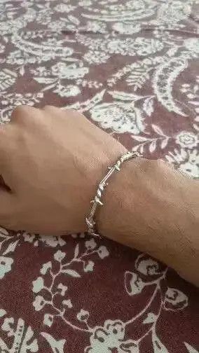 Jewelry Silver Thorn Bracelet Size ONE SIZE - 2 Thumbnail