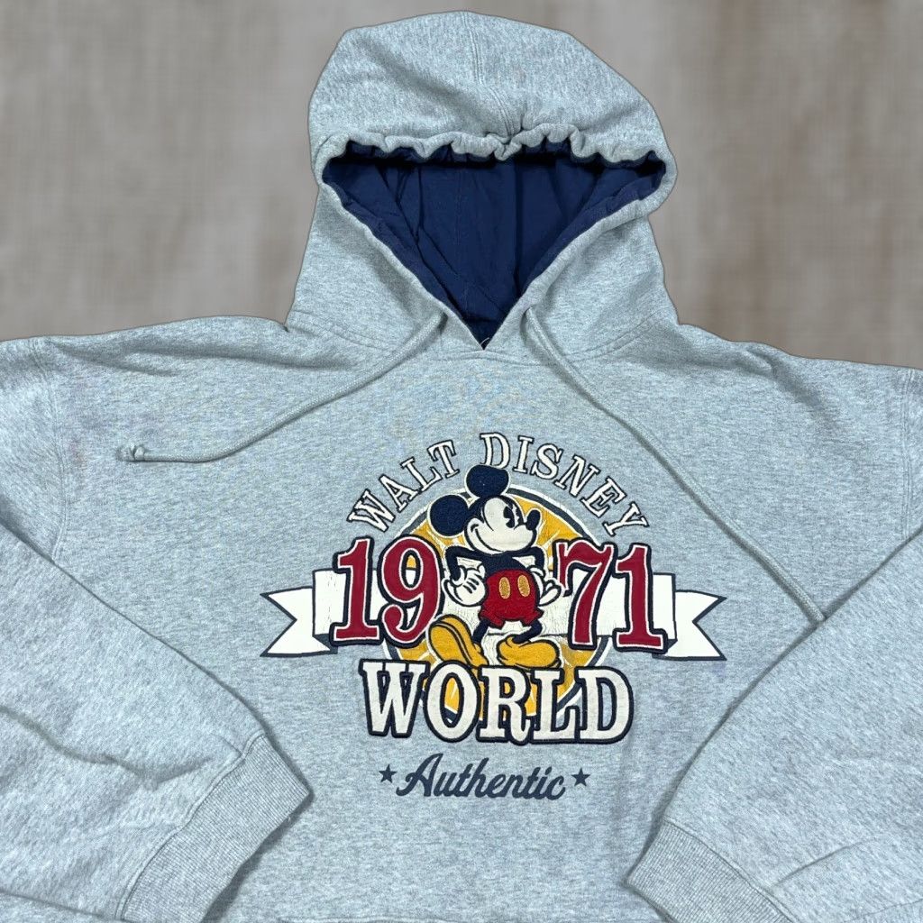 Disney Retro Disney Mickey Mouse Hoodie Men's 3XL Gray Sweatshirt * User: Vintage Disney Mickey Mouse Hoodie Men's 3XL Gray Sweatshirt * Size US XXL / EU 58 / 5 - 1 Thumbnail