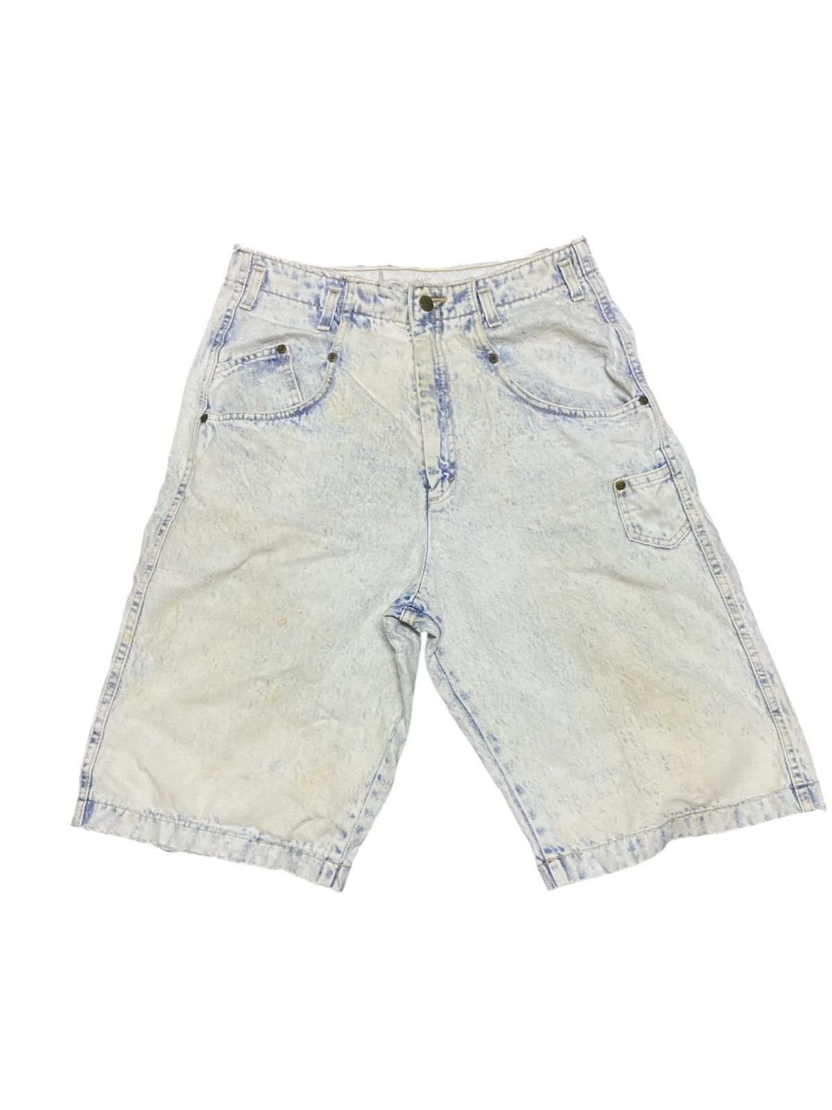 Levi's × Levi's Vintage Clothing × Vintage Vintage Levis Acid Wash Short Pants Size US 30 / EU 46 - 1 Thumbnail