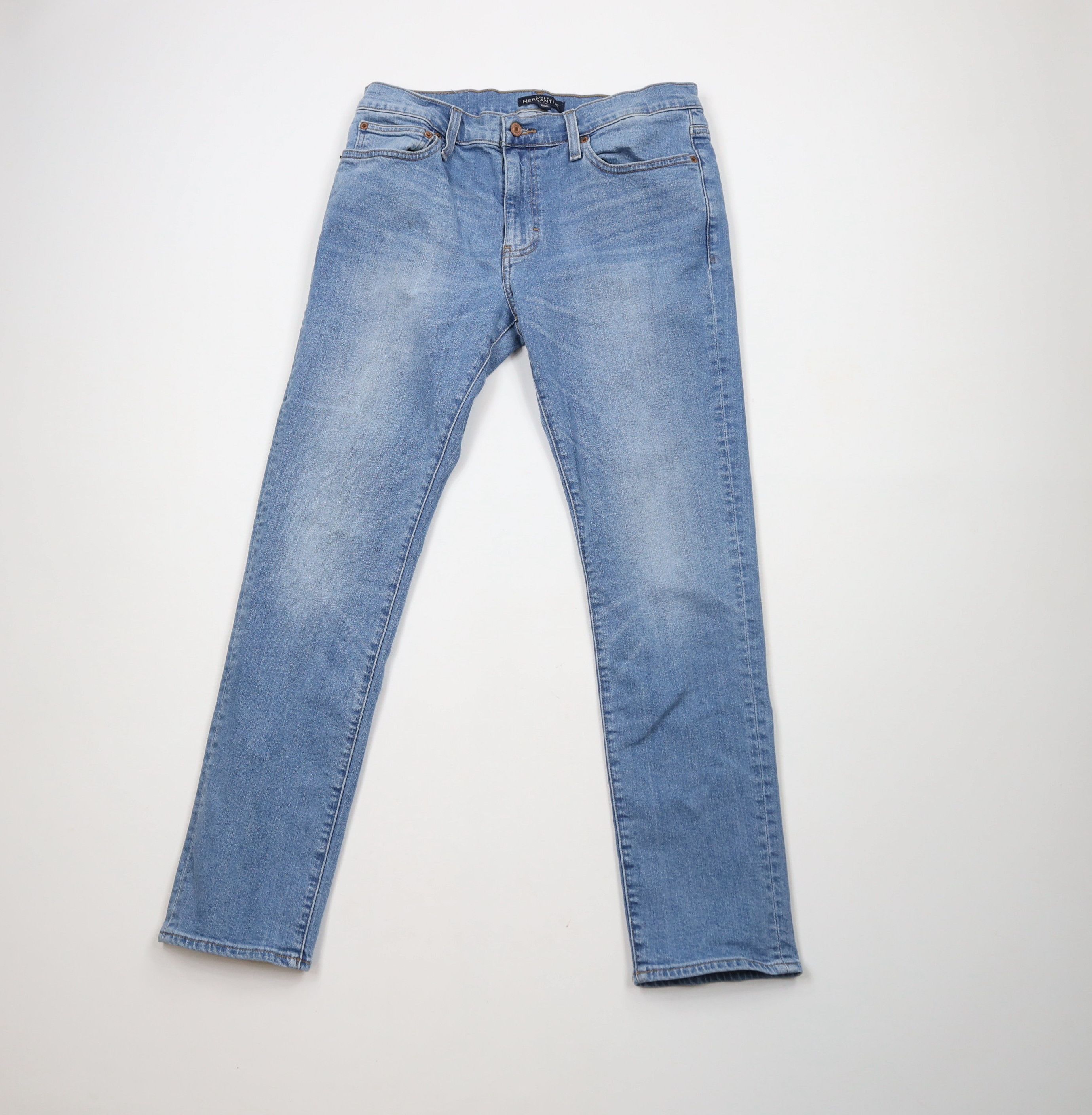 J.Crew × Vintage J Crew Fit Skinny Leg Flex Stretch Denim Jeans Pants Blue Size US 32 / EU 48 - 1 Thumbnail