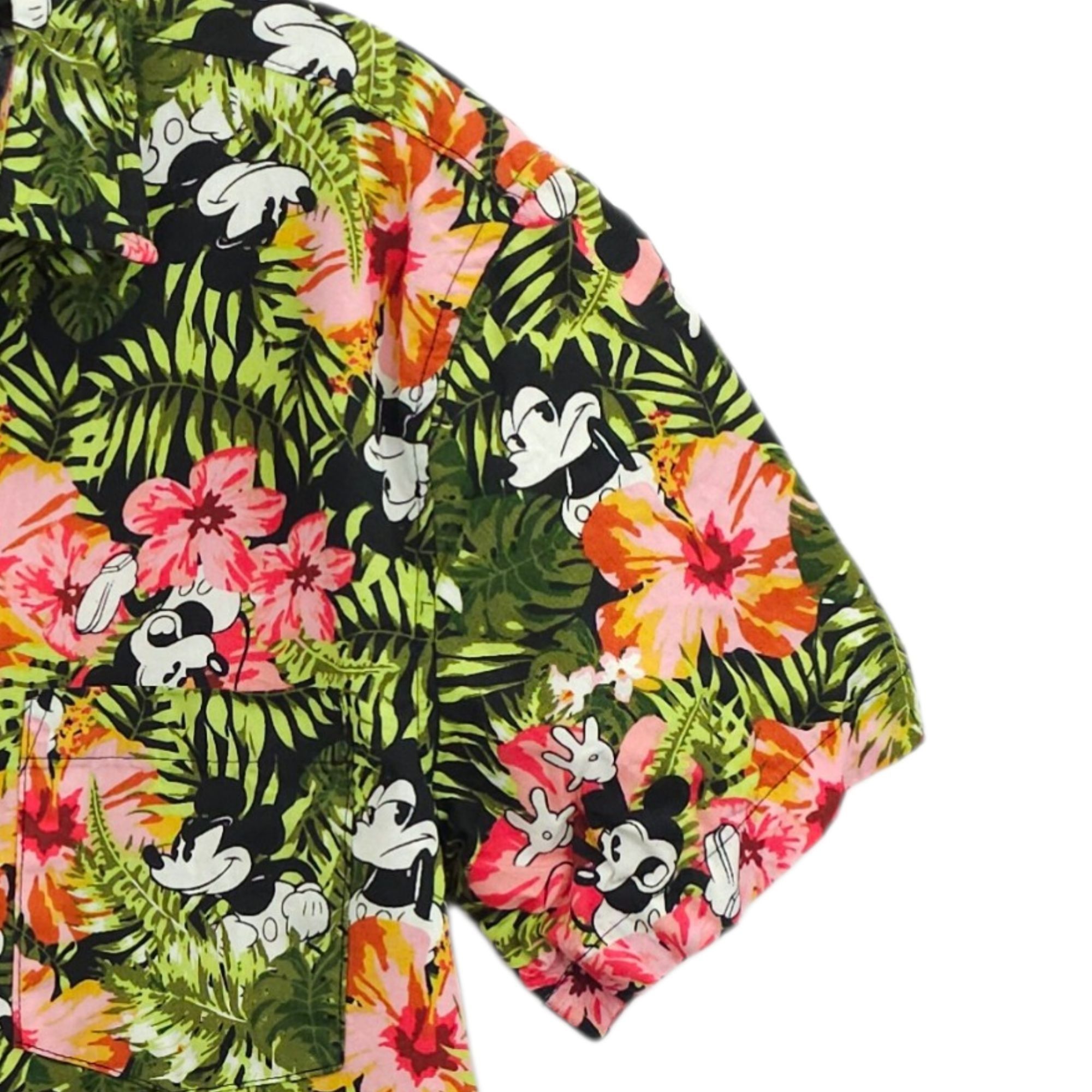 Disney Disney Mickey Mouse Button Down Shirt Small Tropical Floral Size US S / EU 44-46 / 1 - 14 Thumbnail