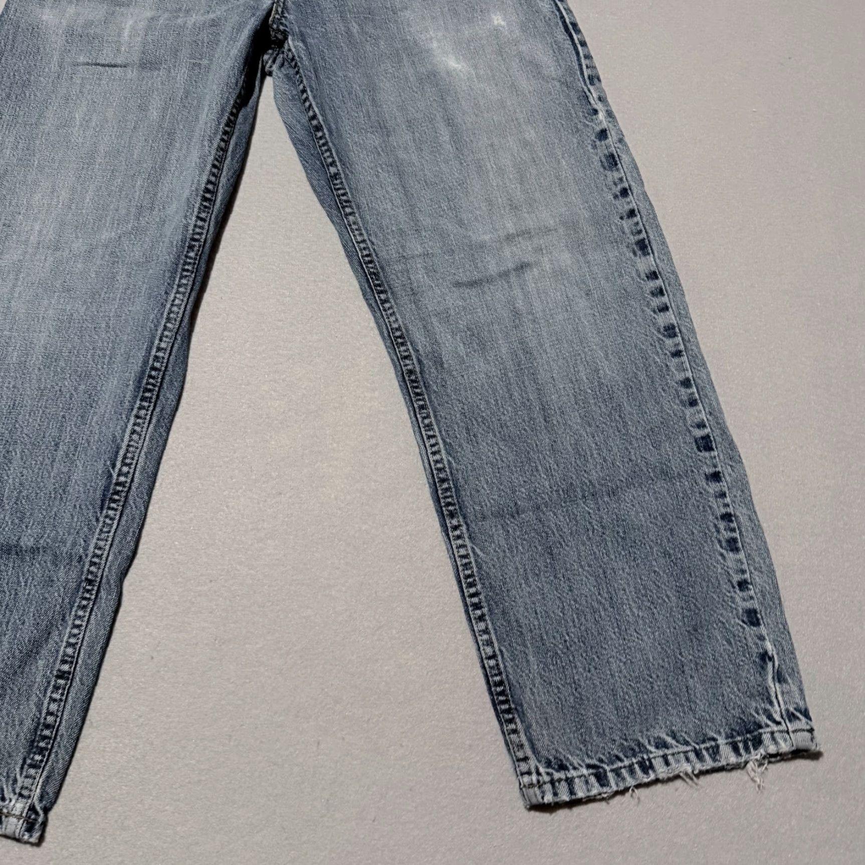 Levi's Levi's 550 Jeans Men Blue Denim Distressed Straight Relaxed Fit - 30X25.5 Jeans Mens Blue Distressed Straight 550 Size US 30 / EU 46 - 6 Thumbnail