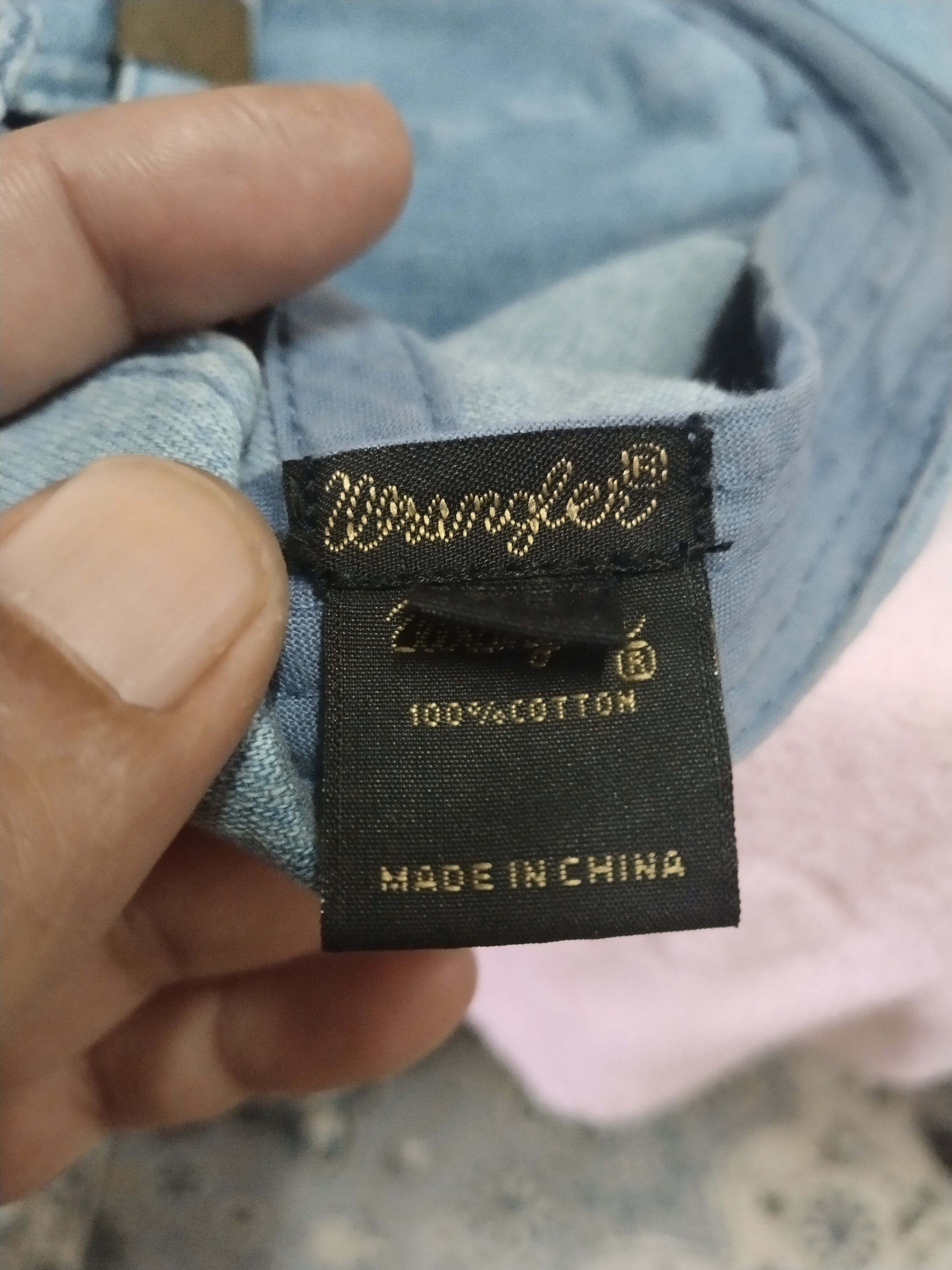 Wrangler VINTAGE WRANGLER DENIM POLO HAT CAP Size ONE SIZE - 8 Thumbnail
