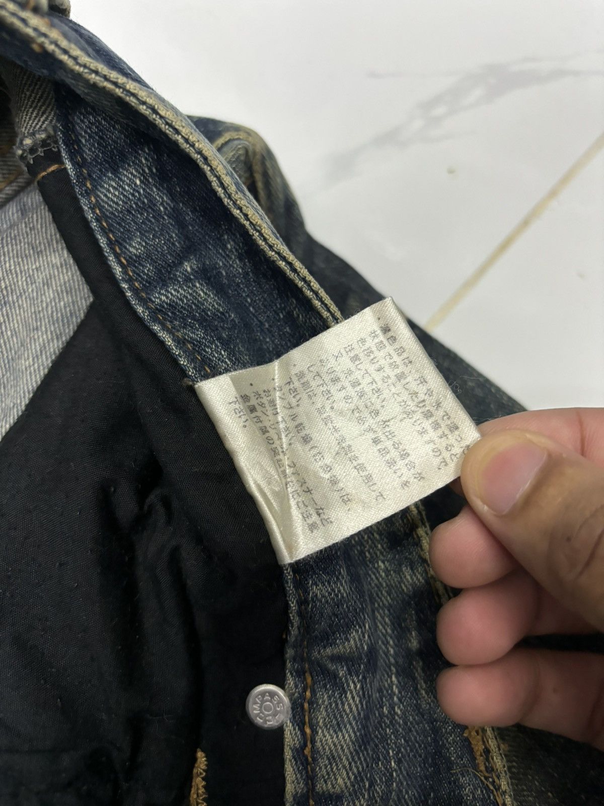 Hysteric Glamour × If Six Was Nine × Japanese Brand ROOT THREE STYLE DISTRESSED PUNK STYLE DENIM PANTS JEANS Size US 32 / EU 48 - 12 Thumbnail