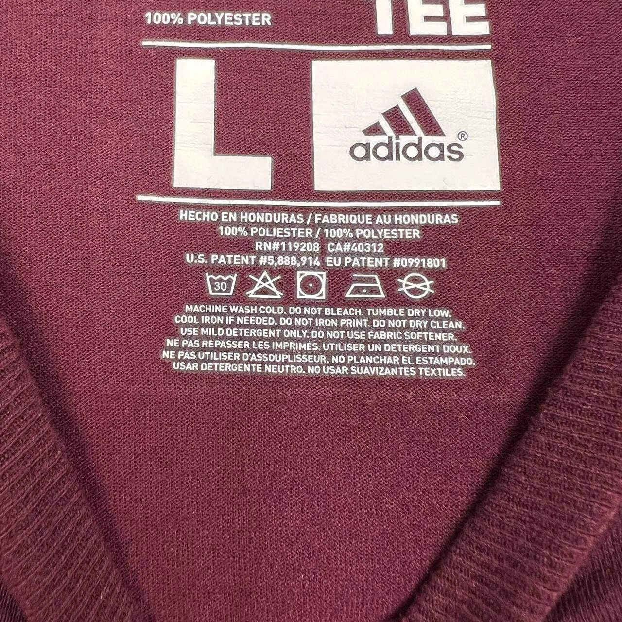 Adidas Mississippi State Bulldogs Shirt Men Adidas Short Sleeve L Size US L / EU 52-54 / 3 - 4 Thumbnail