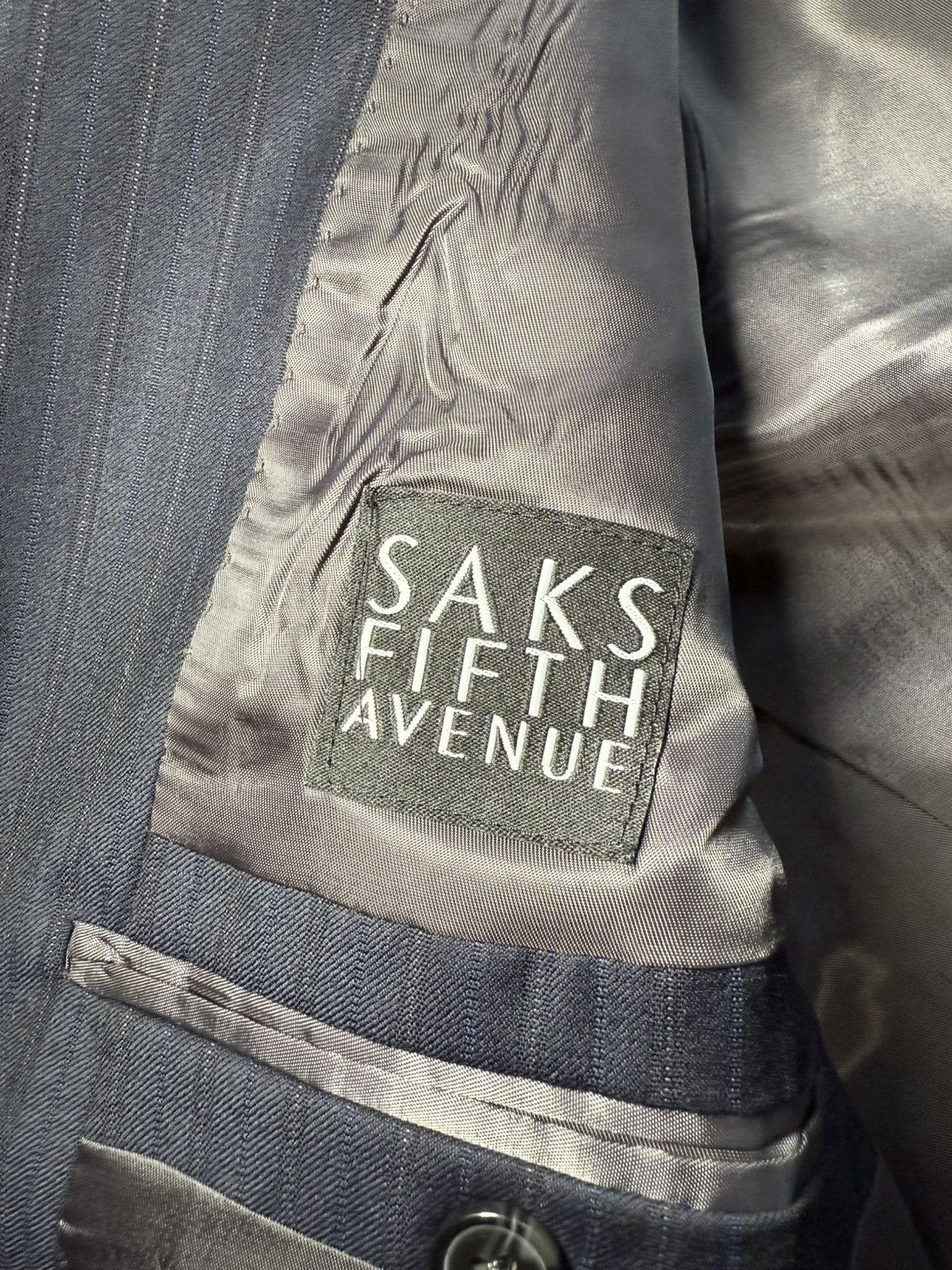 Ermenegildo Zegna Saks Fifth Avenue 42R Blazer | Zegna Wool Pinstripe Size 42R - 3 Thumbnail