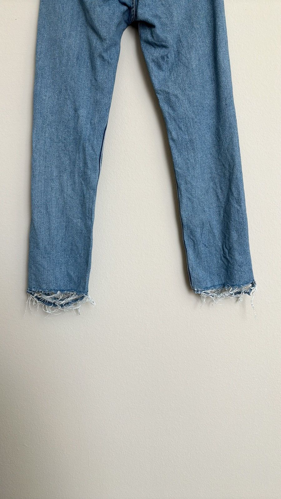 Acne Studios Acne Studios Van Indigo Fray Denim Pant 32/32 Size US 32 / EU 48 - 4 Thumbnail
