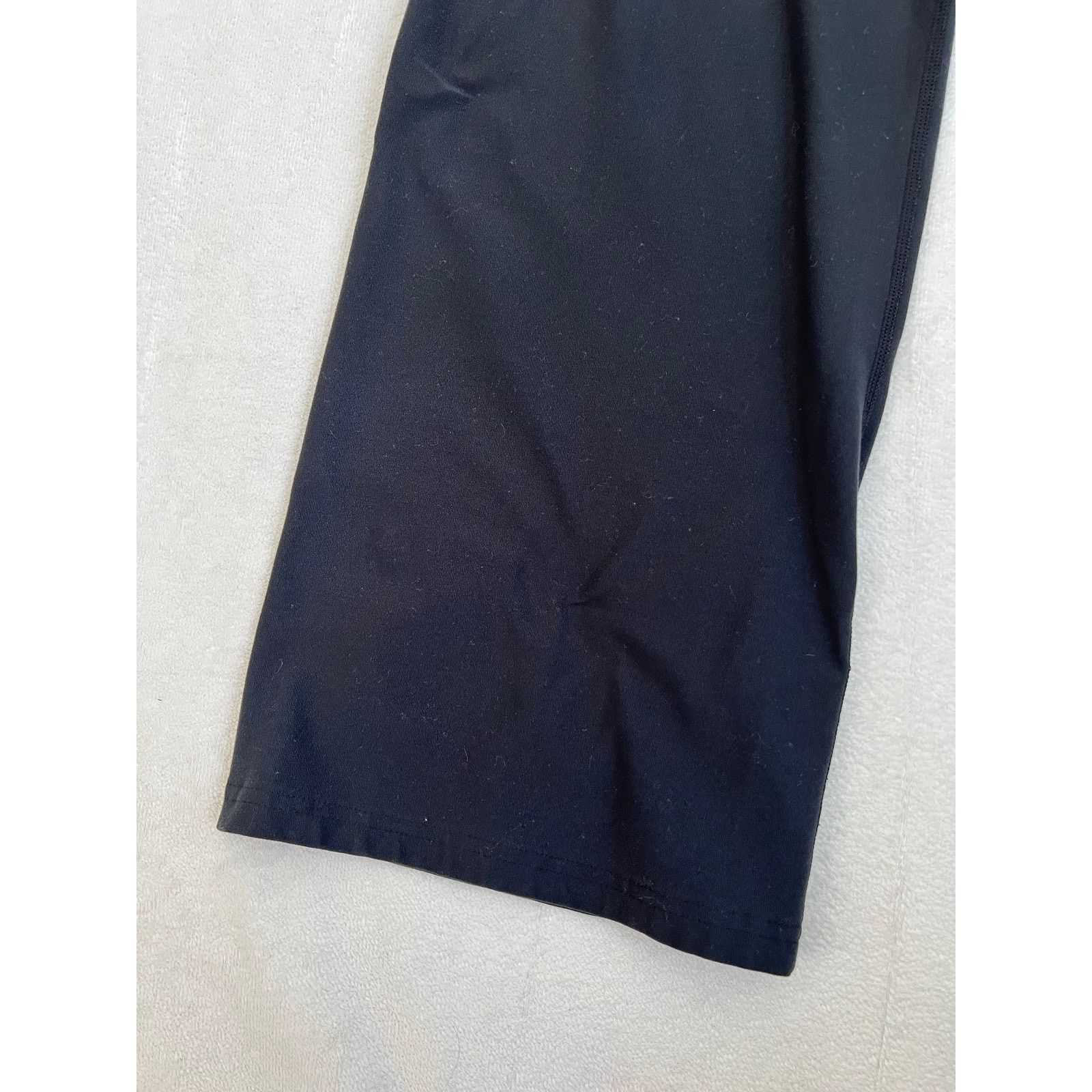 Nike Nike Dri-Fit Classic Black Mid-Rise Leggings Large Size 32" / US 10 / IT 46 - 10 Thumbnail